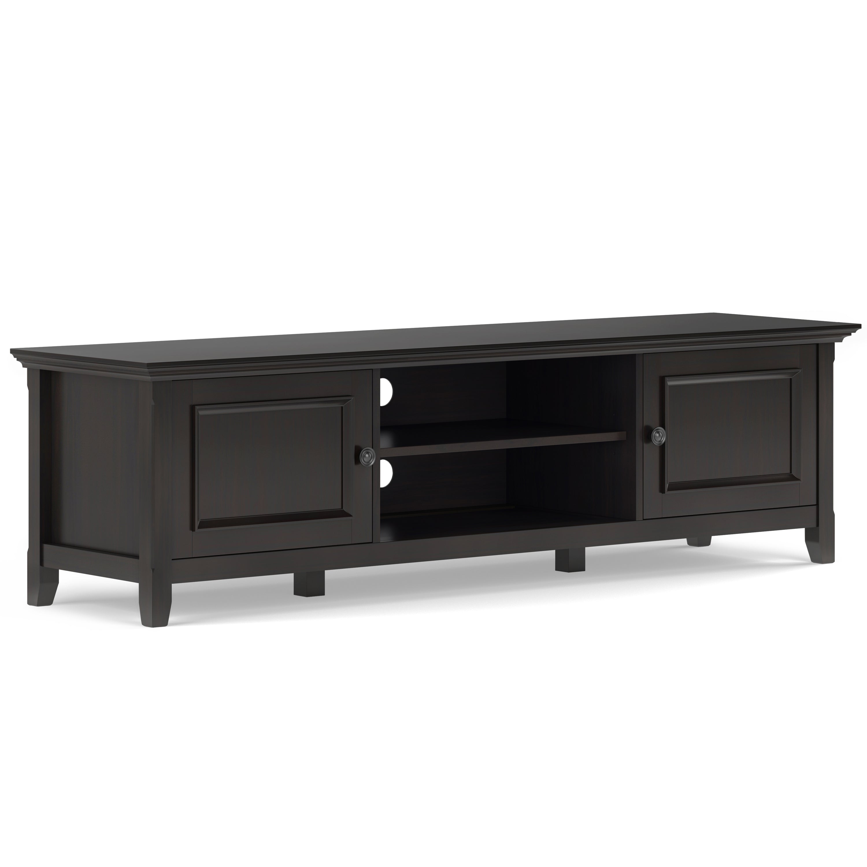 Amherst 72" Low TV Stand - Hickory Brown