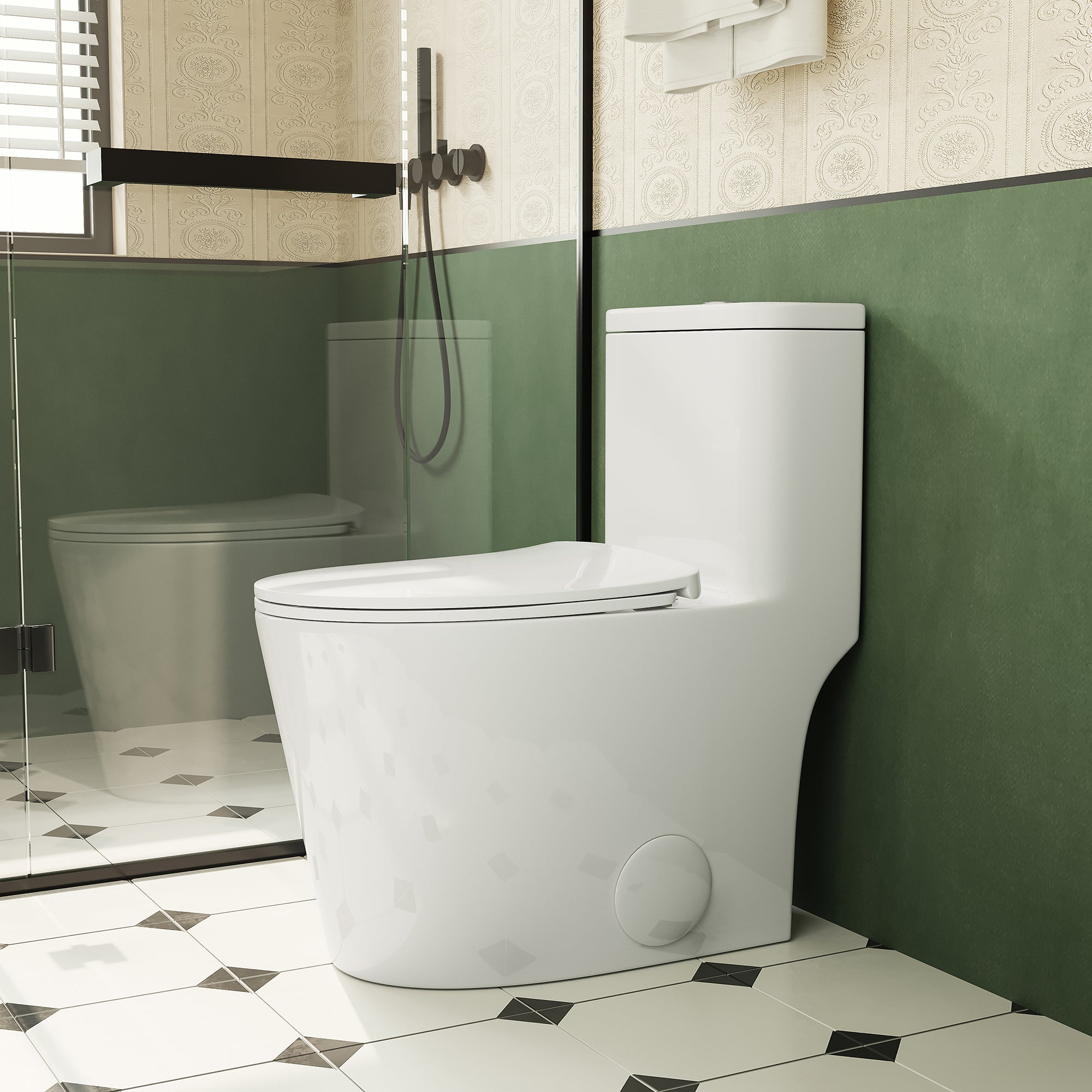 Comfort Height Toilet: 1.1/1.6 GPF, CUPC Certified