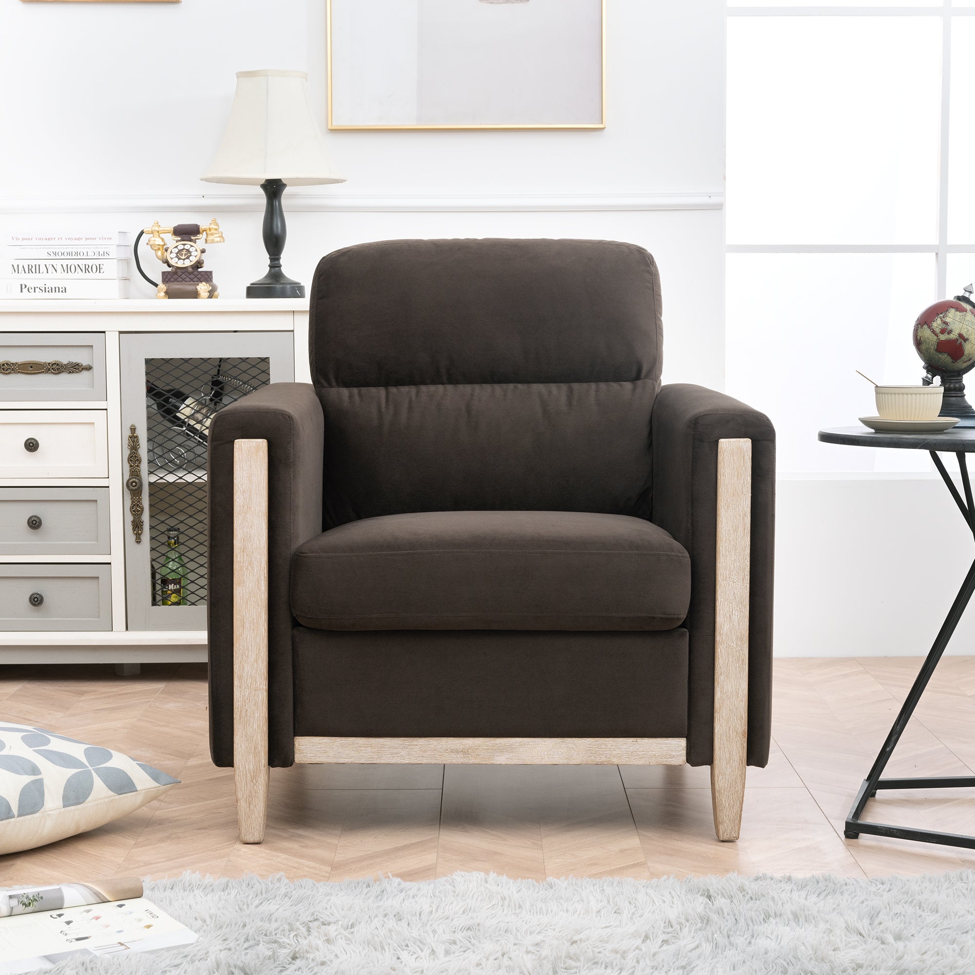 Modern 1 Seater Sofa | Living Room Accent Chair