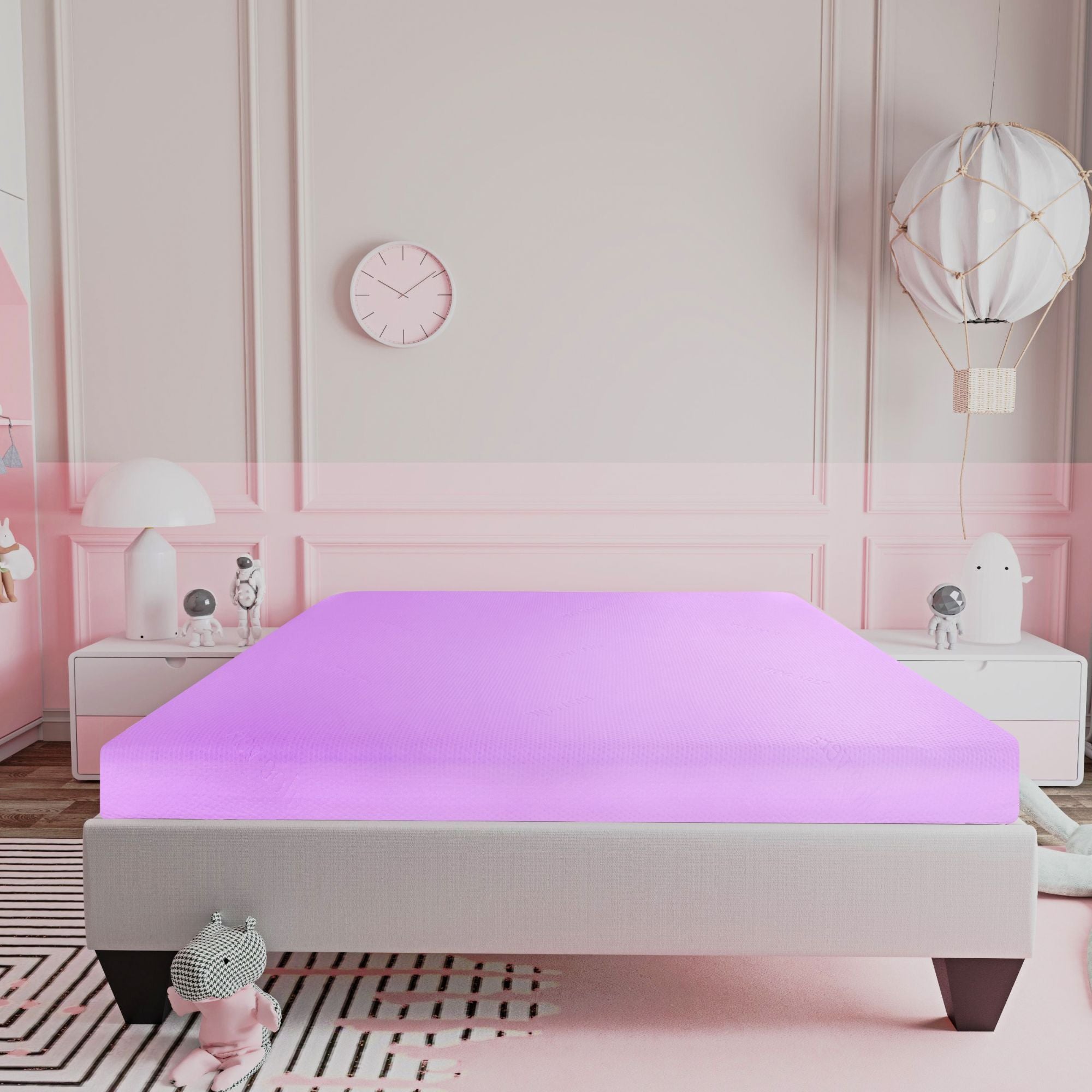 Pink Gel Memory Foam Mattress - Full Size