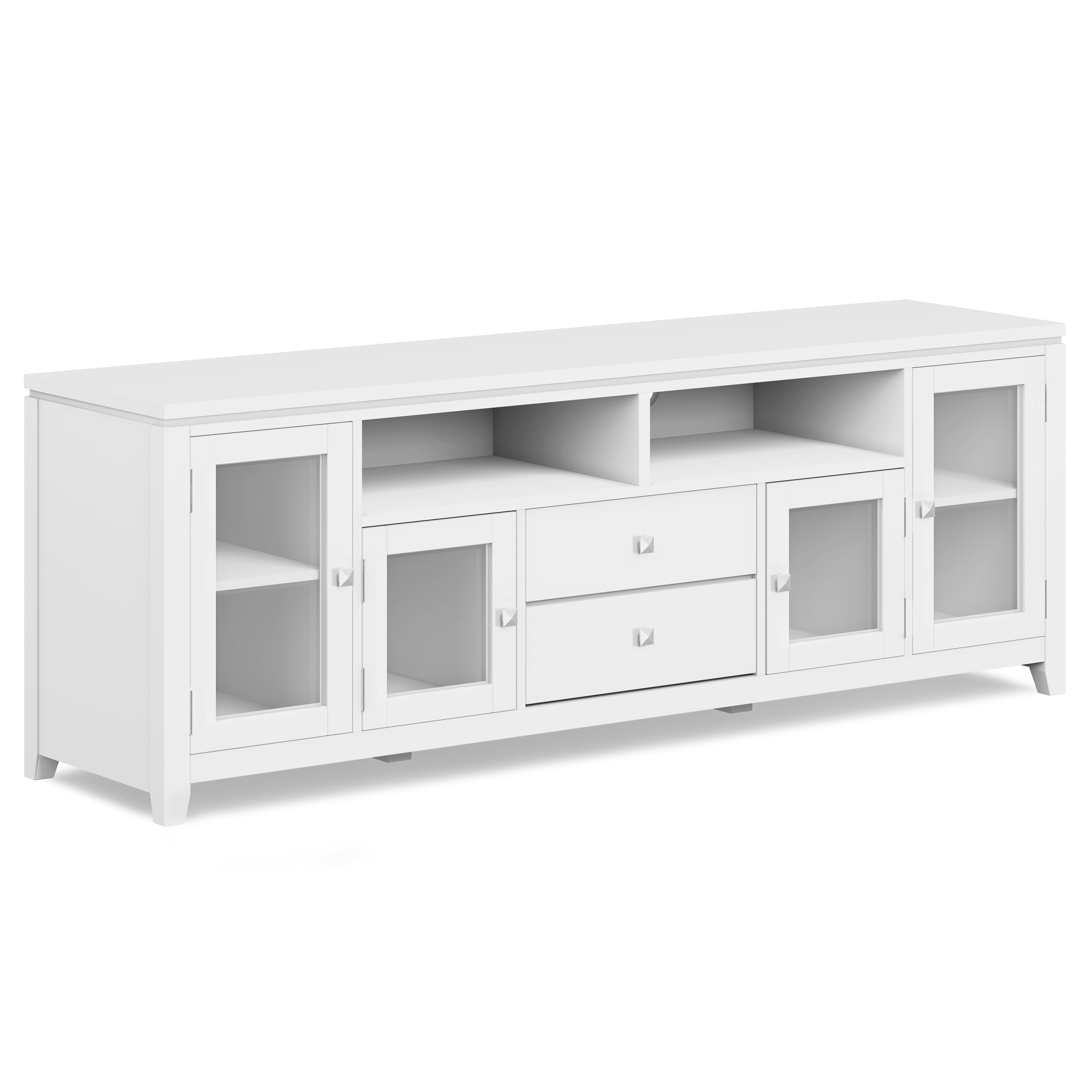 Cosmopolitan 72" TV Stand - White