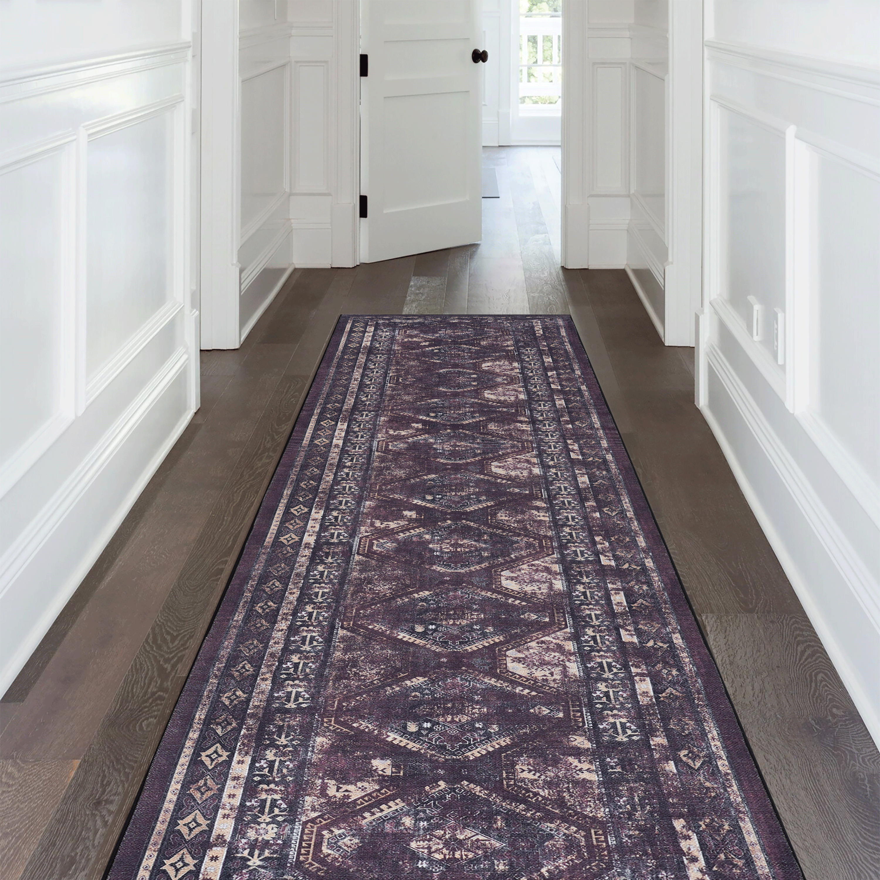 Washable Area Rug | Kid & Pet Friendly (2'6"x10')