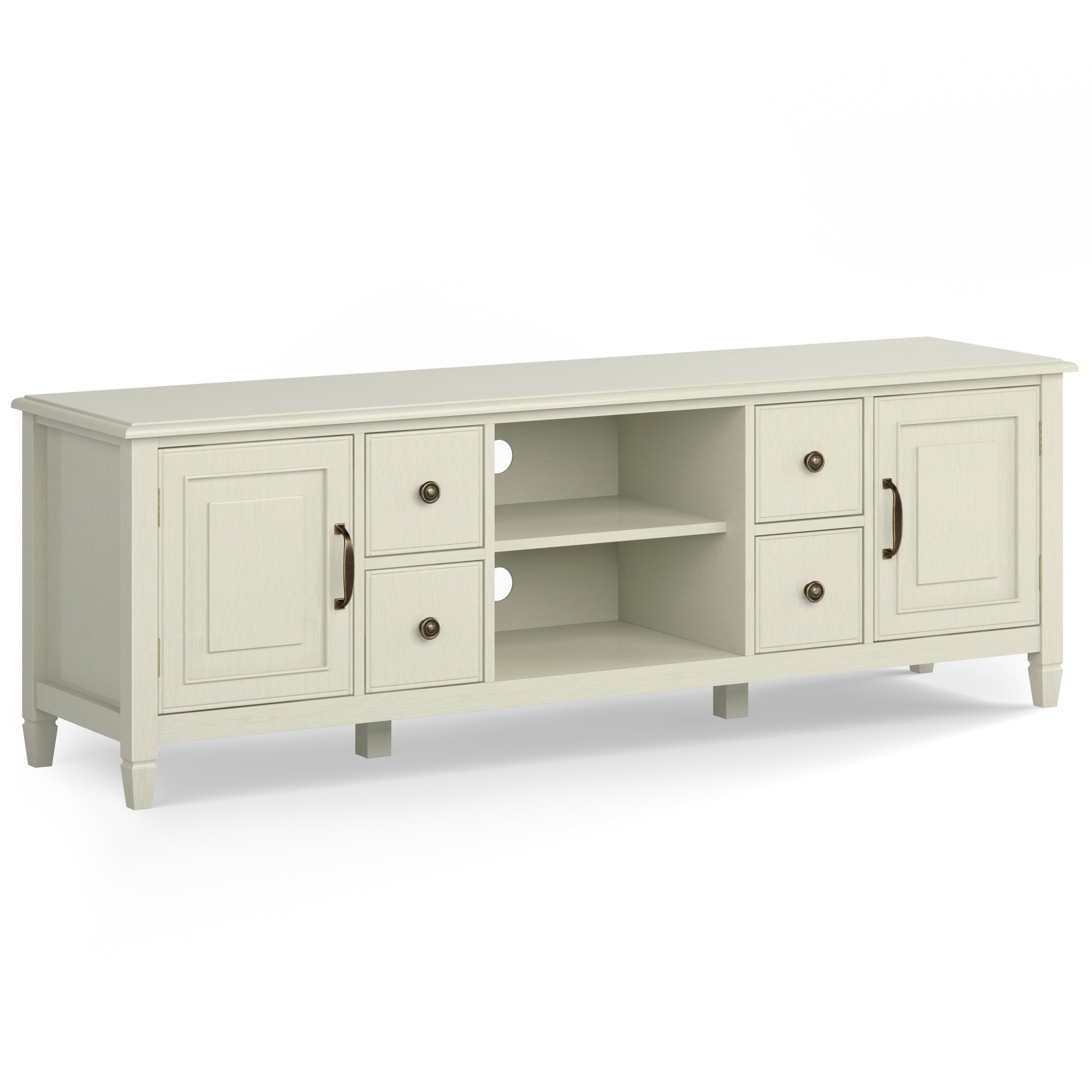 Connaught 72" TV Stand - Antique White