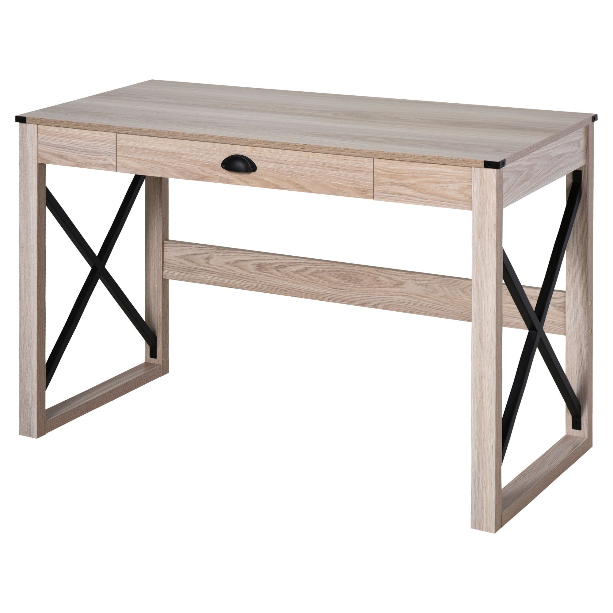 44" Rustic Farmhouse Computer Desk w/ Drawer