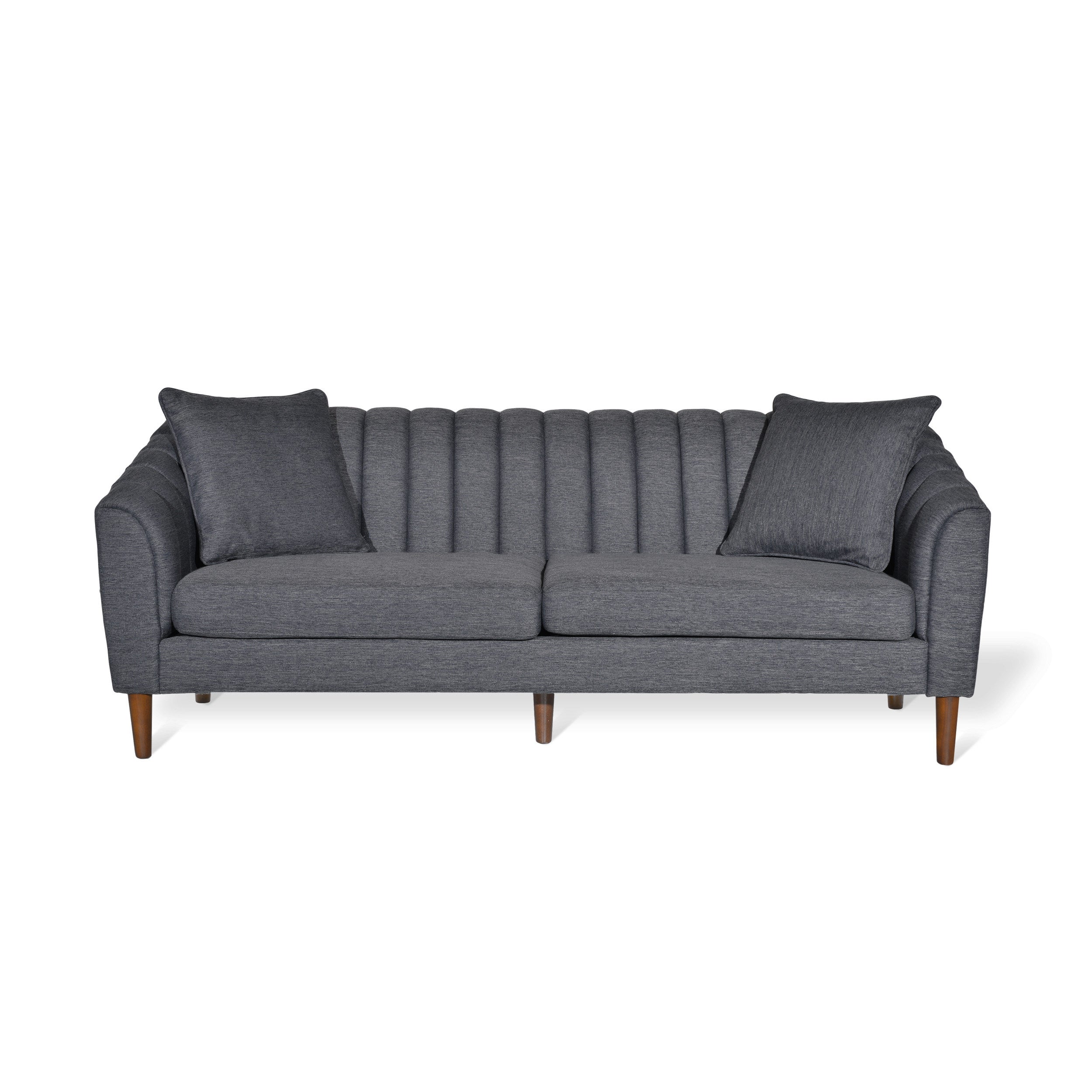 66957 Sofa: 3-Seater, Boxed, Brown