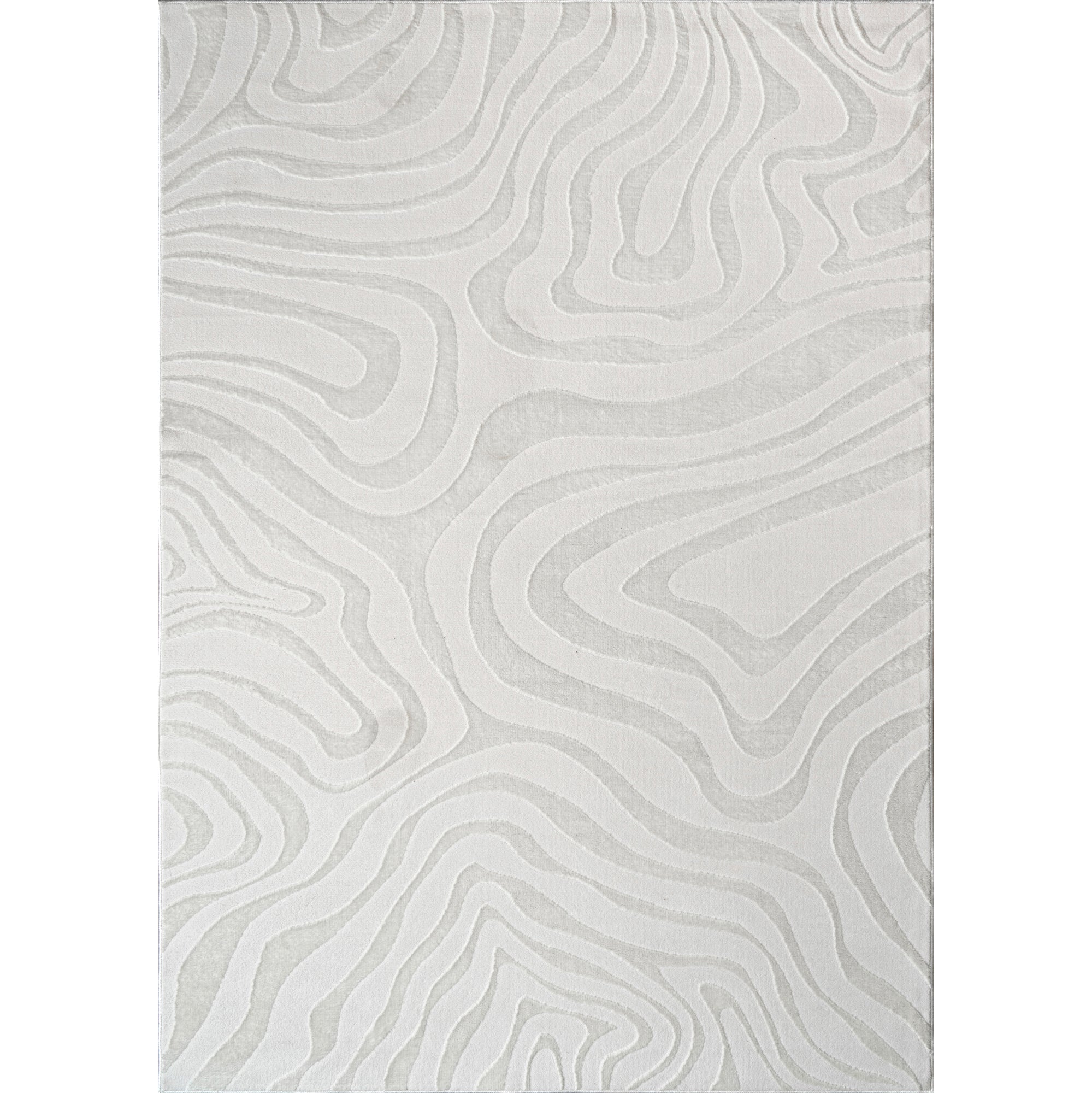 Ava Cream Abstract Rug: Luxury Area Rug