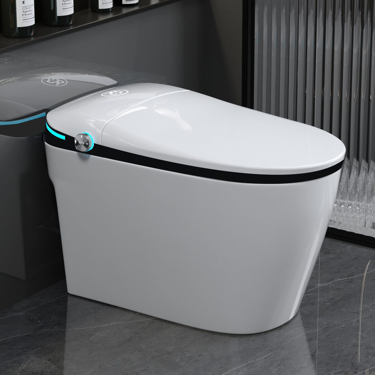 Smart Bidet Toilet: Luxury Auto Open/Close Seat