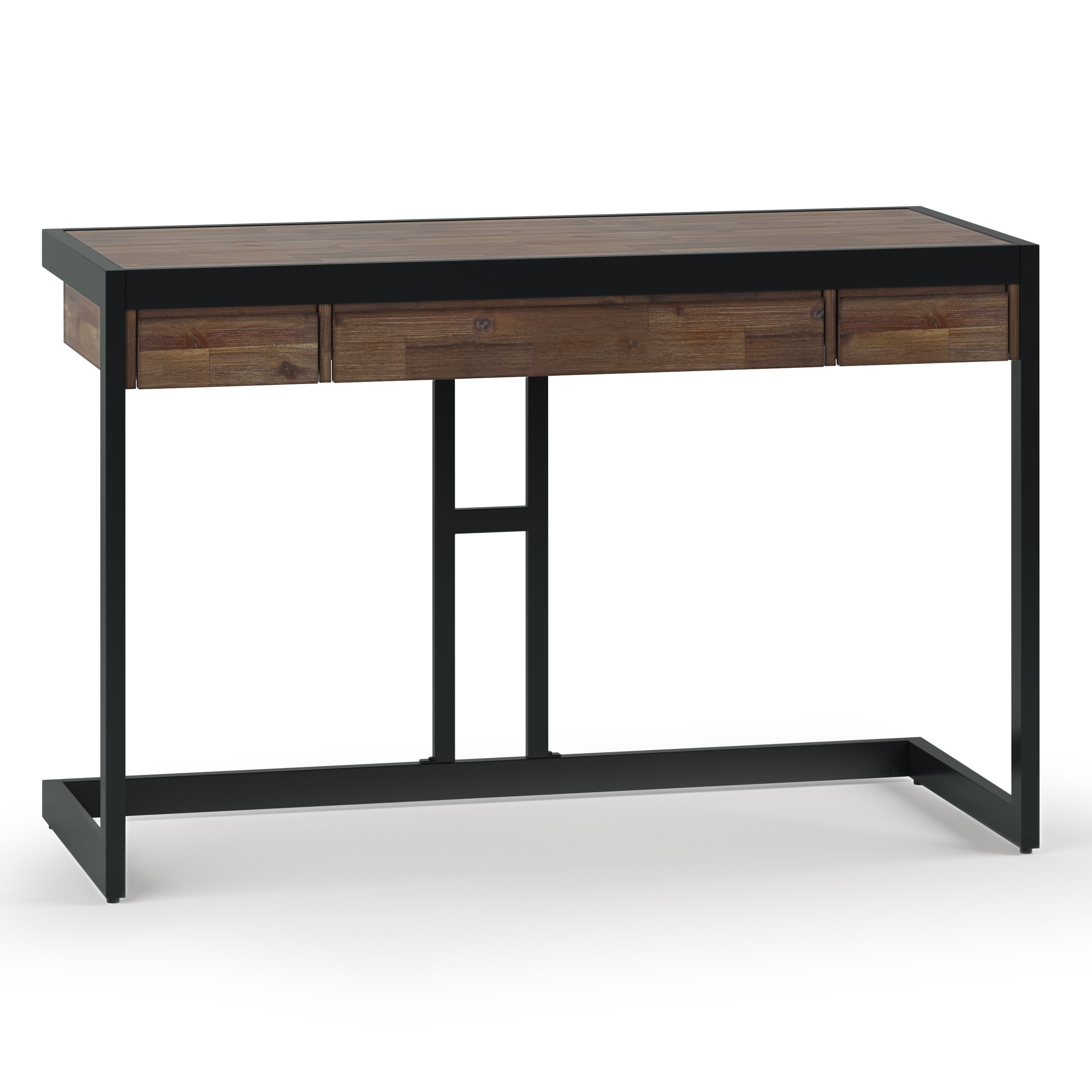 Erina Small Desk - Rustic Natural Aged Brown