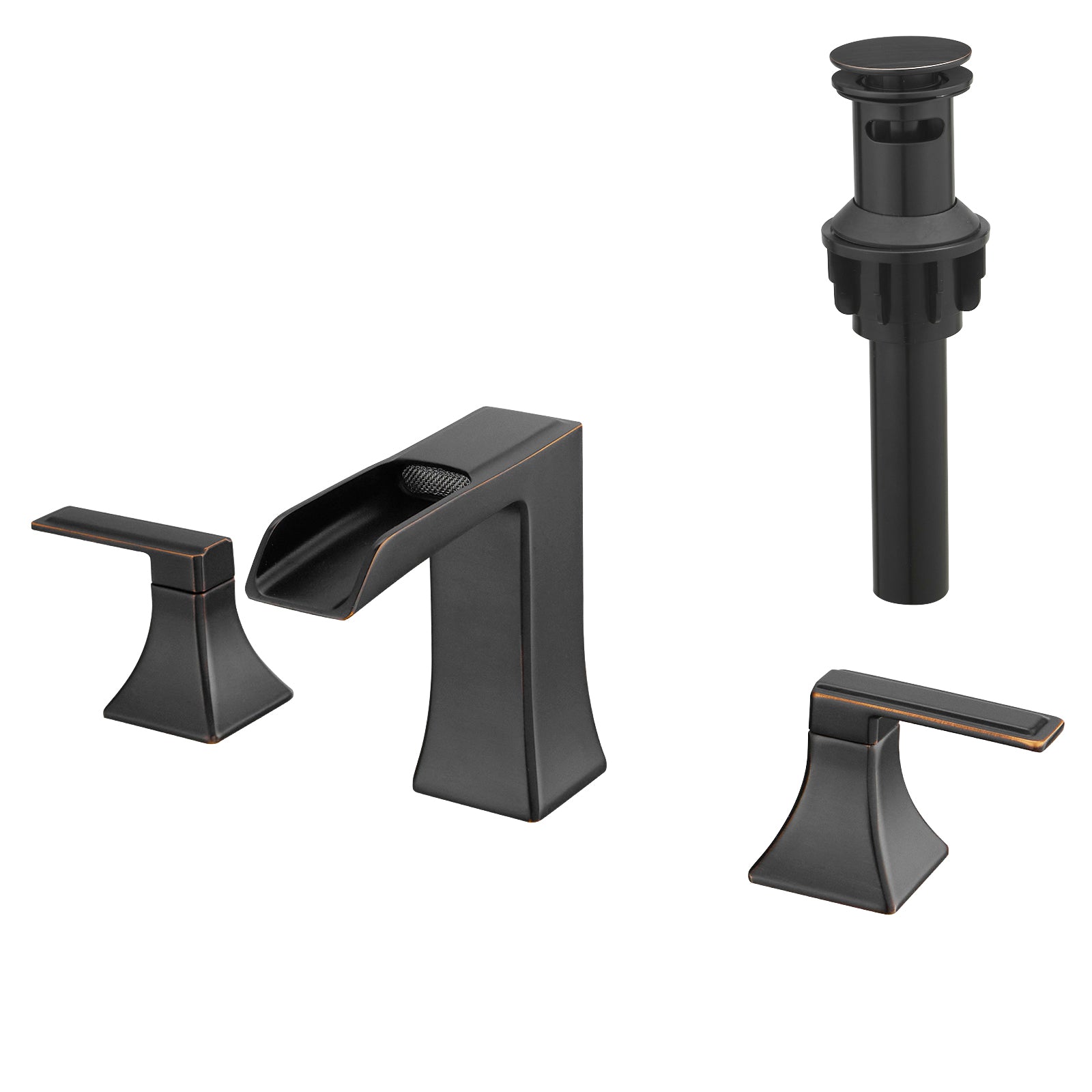 8" Widespread Bathroom Faucet with Pop-Up Drain