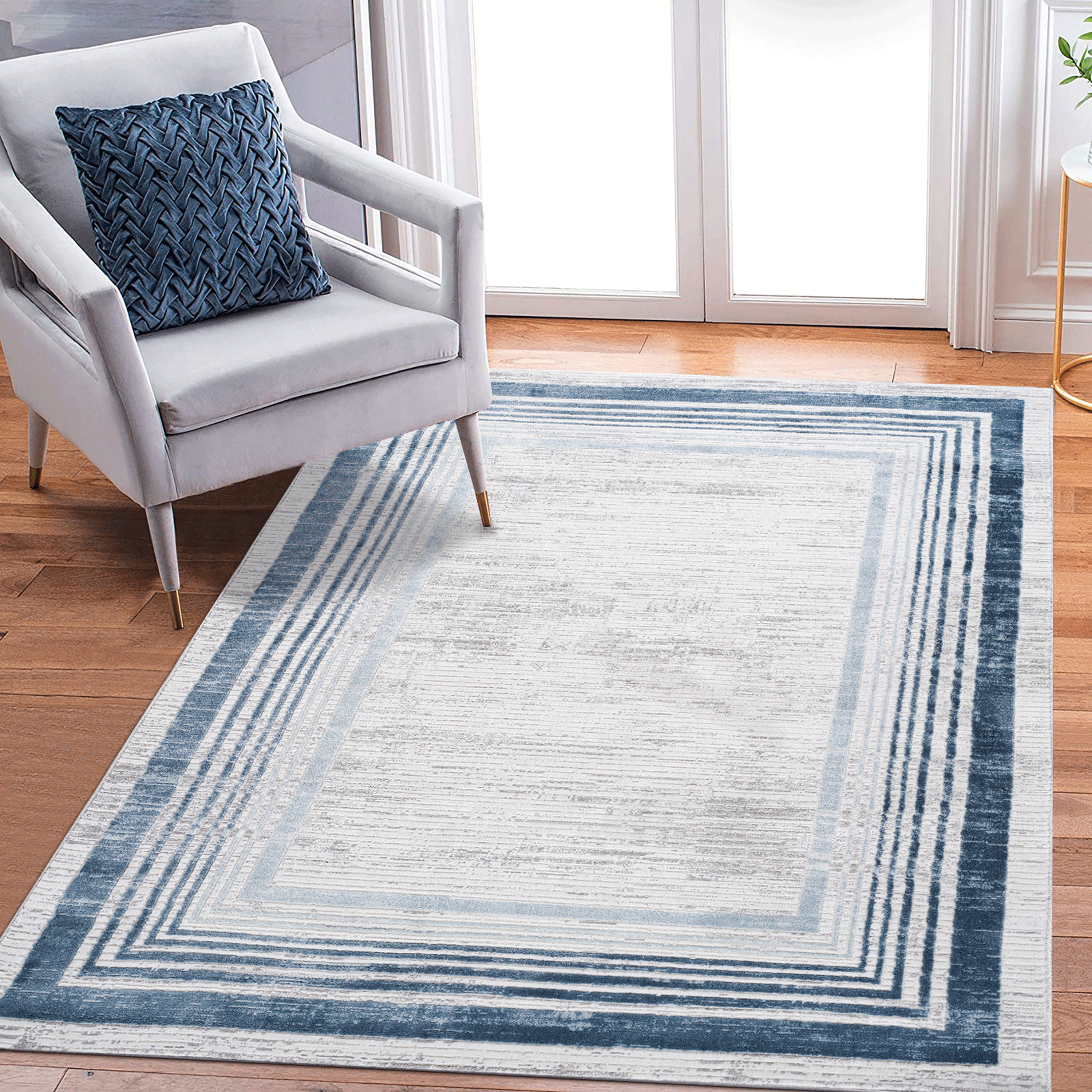 Stylish Stain-Resistant Area Rug (8x10)