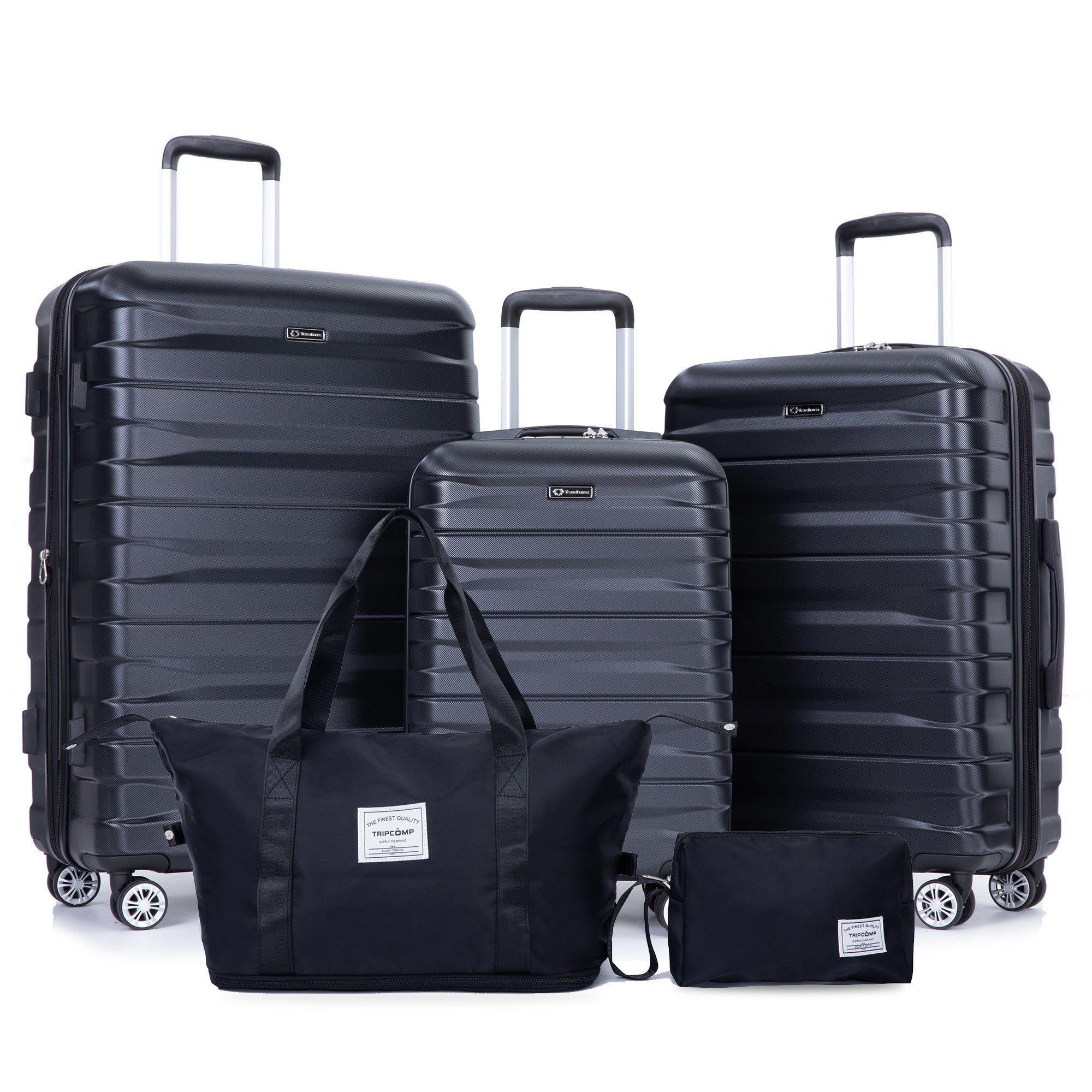 Expandable 5-Piece Luggage Set w/TSA Lock