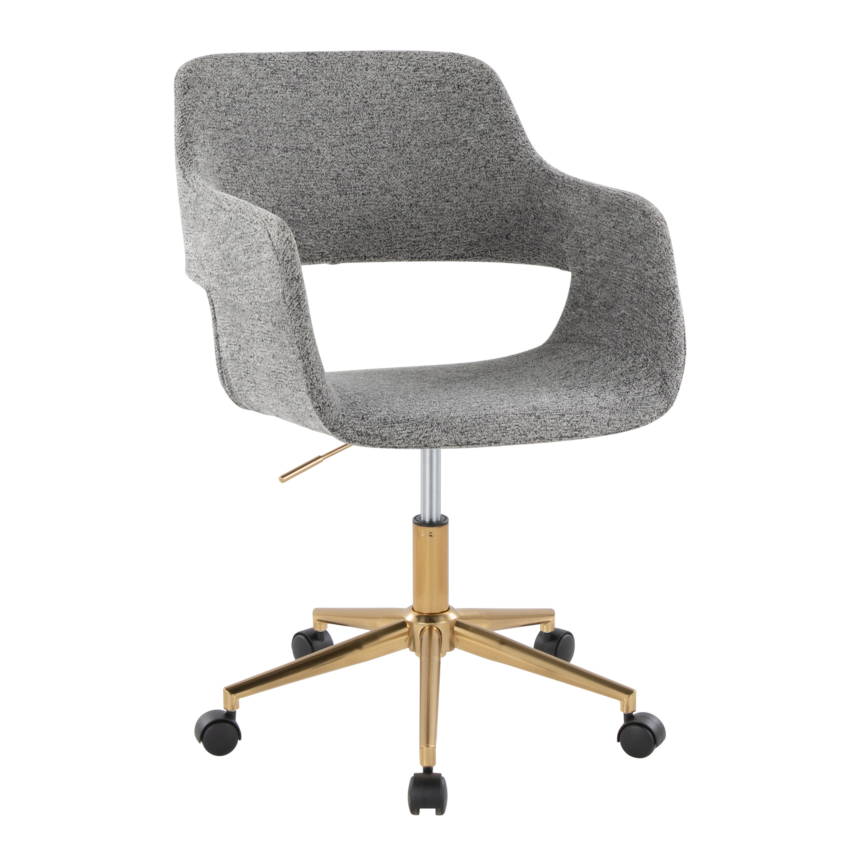 Margarite Gold & Grey Task Chair