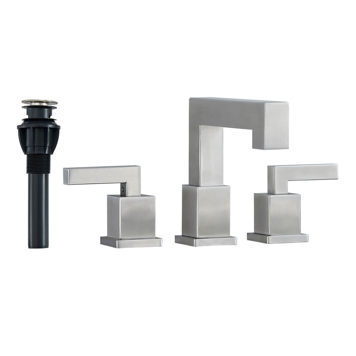 Brushed Nickel Waterfall Bathroom Faucet