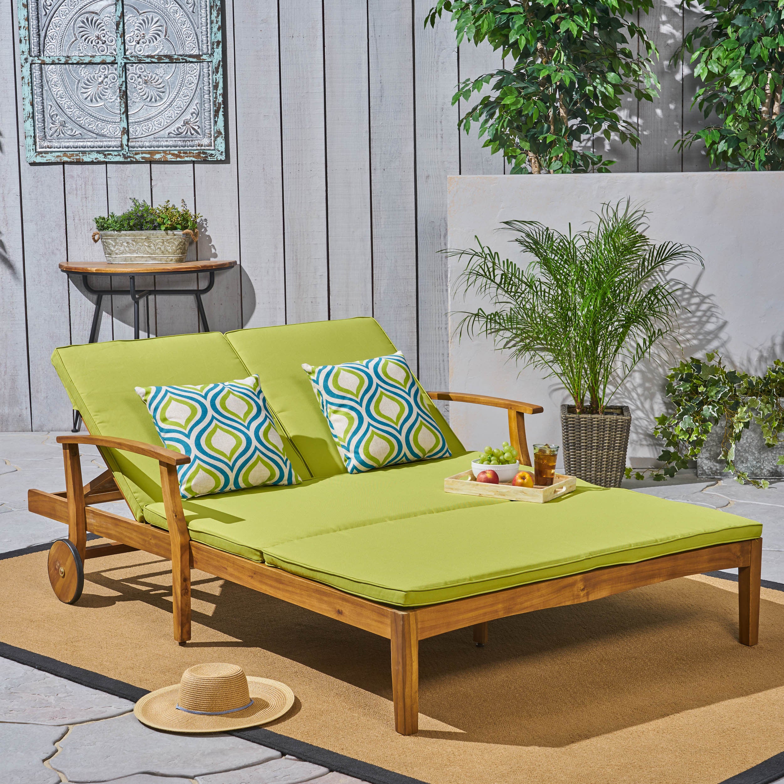 PERLA Double Chaise Lounge: Luxury Outdoor Seating