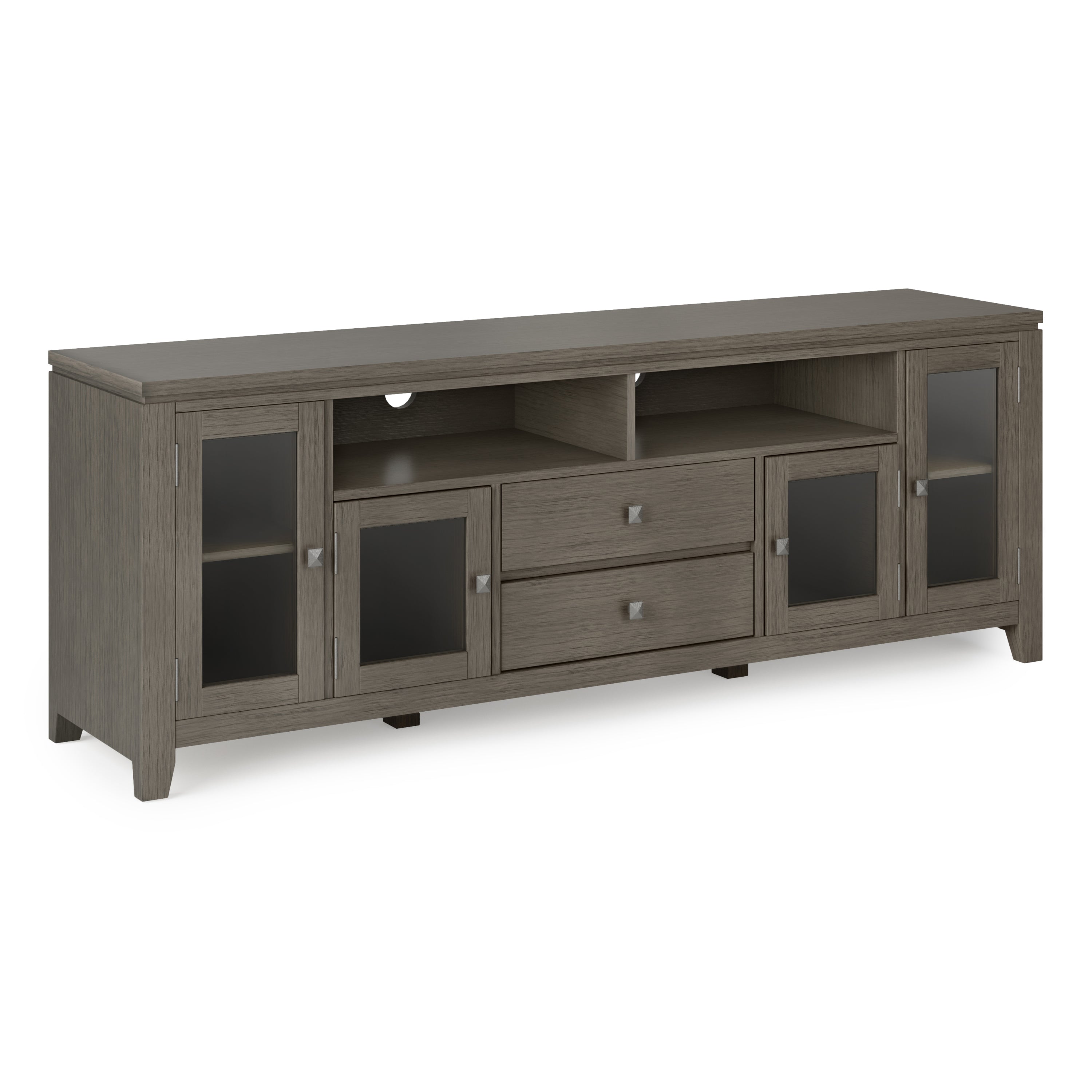 Cosmopolitan - 72' Wide TV Media Stand - Farmhouse Grey