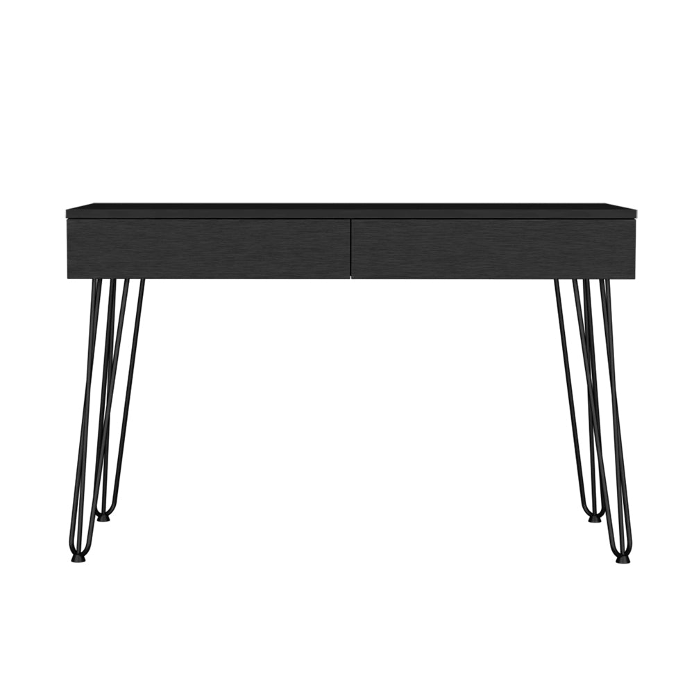 Hinsdale Black Office Desk | Modern Writing Desk