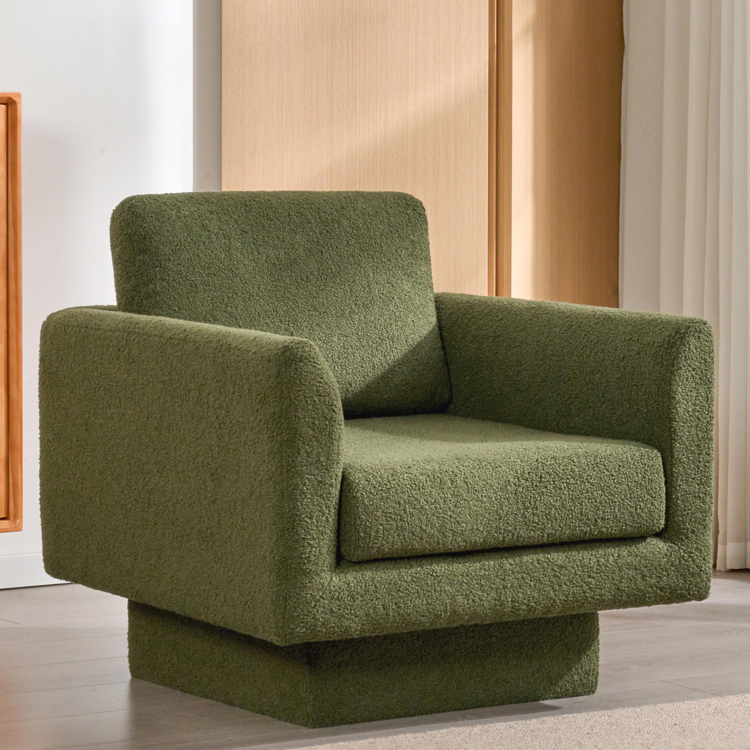 360° Swivel Sherpa Accent Chair | Modern & Comfy