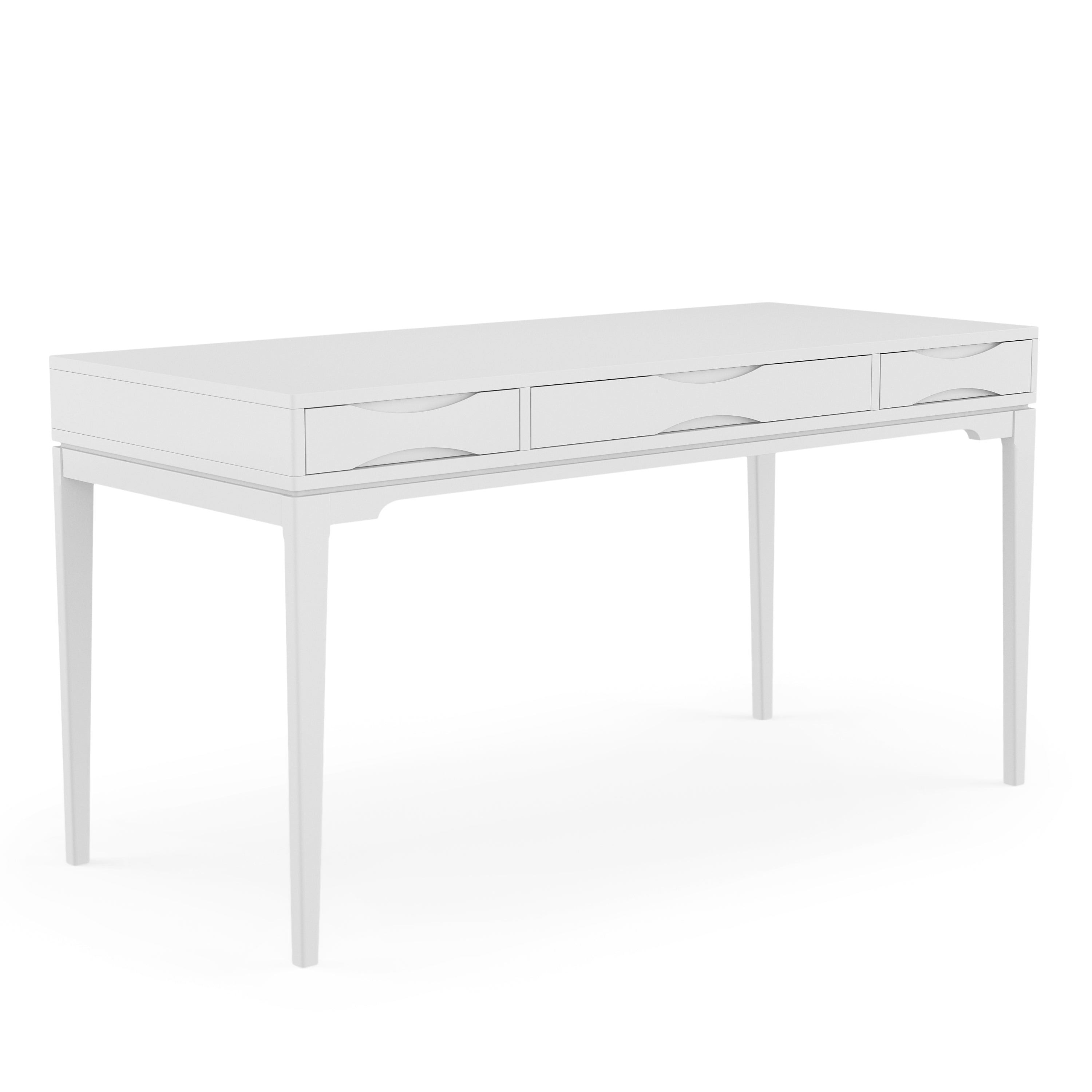 Harper White Desk | Modern Home Office Desk