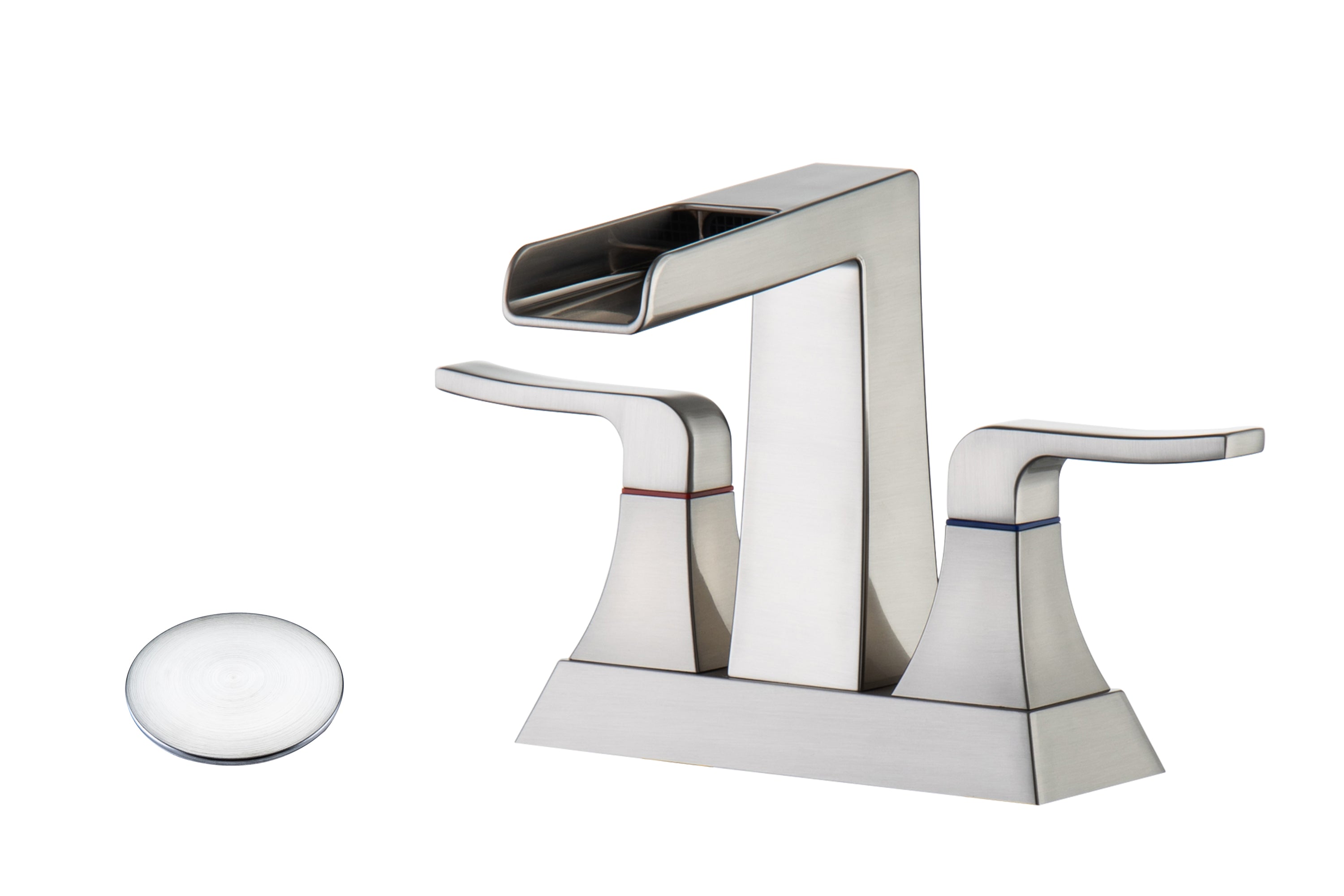 Brushed Nickel Bathroom Sink Faucets