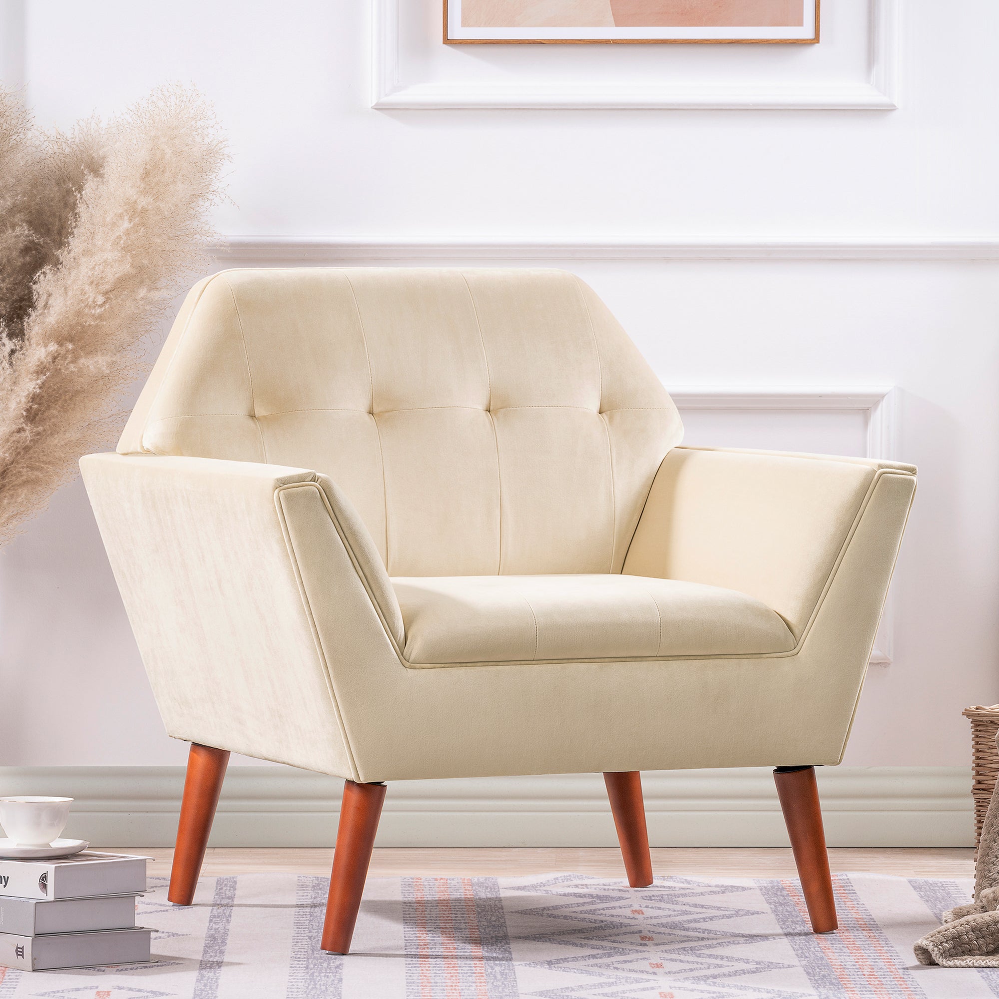 32" Wide Tufted Armchair | Comfortable & Stylish Seating