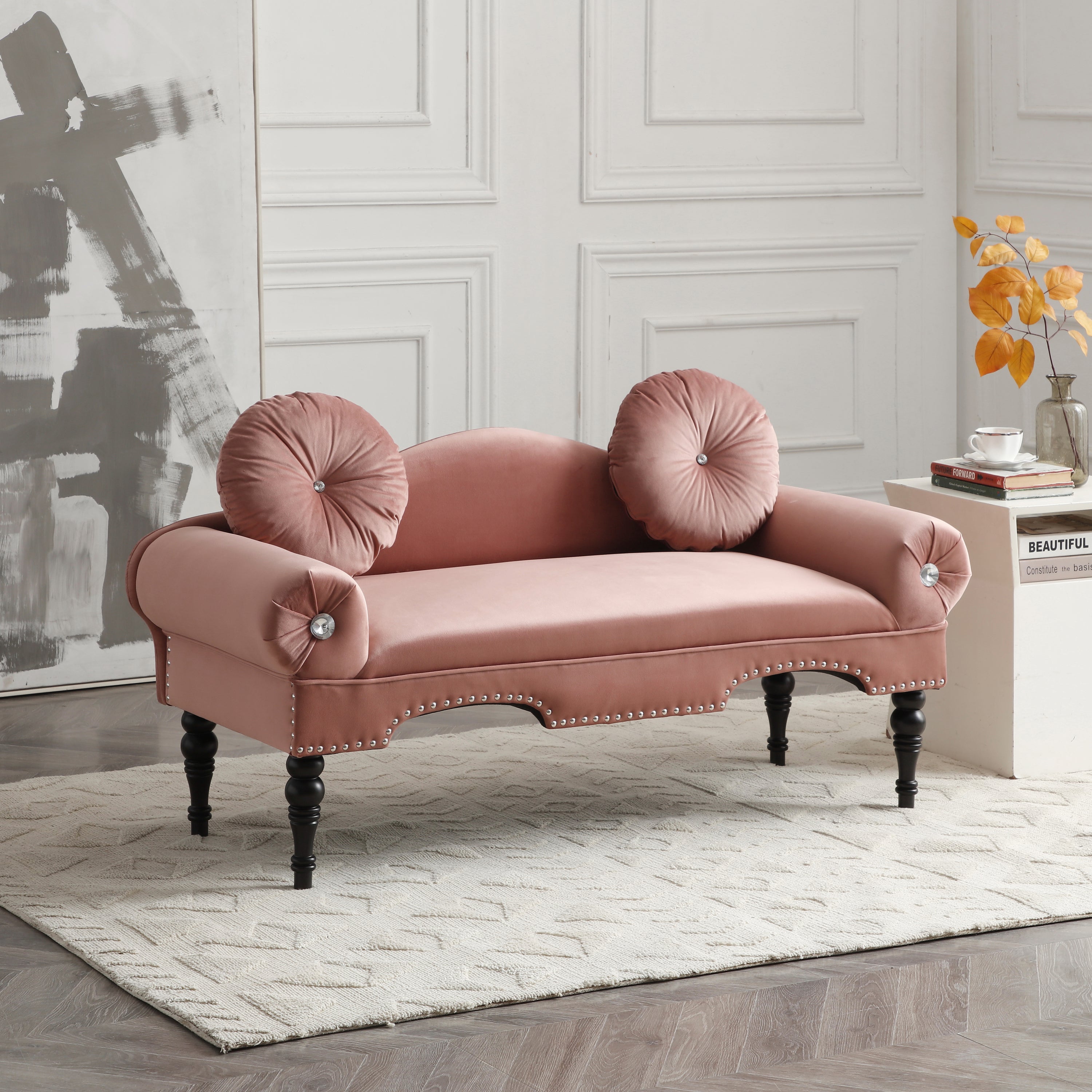 79" Grey Sofa: Deep Seats, Modern 2-Seater