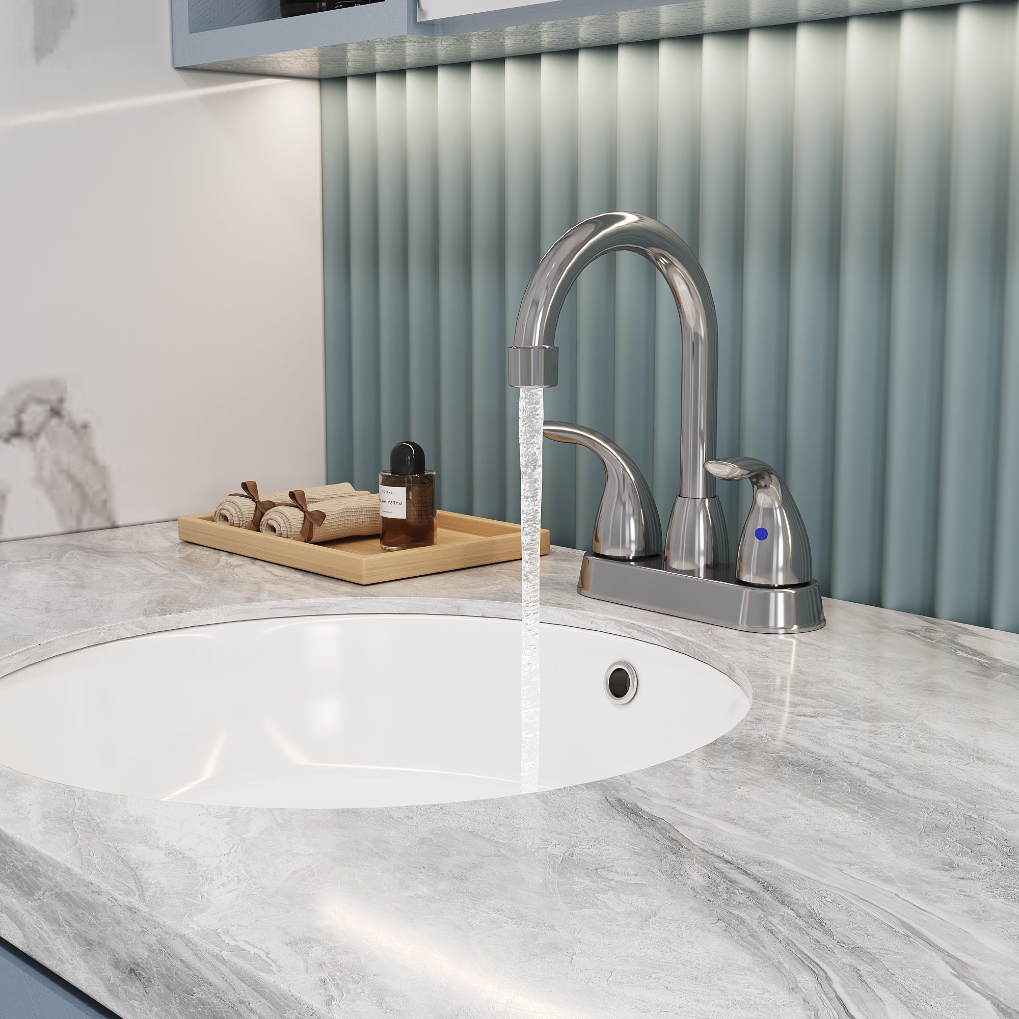 CUPC Certified Bathroom Sink Faucet - Chrome