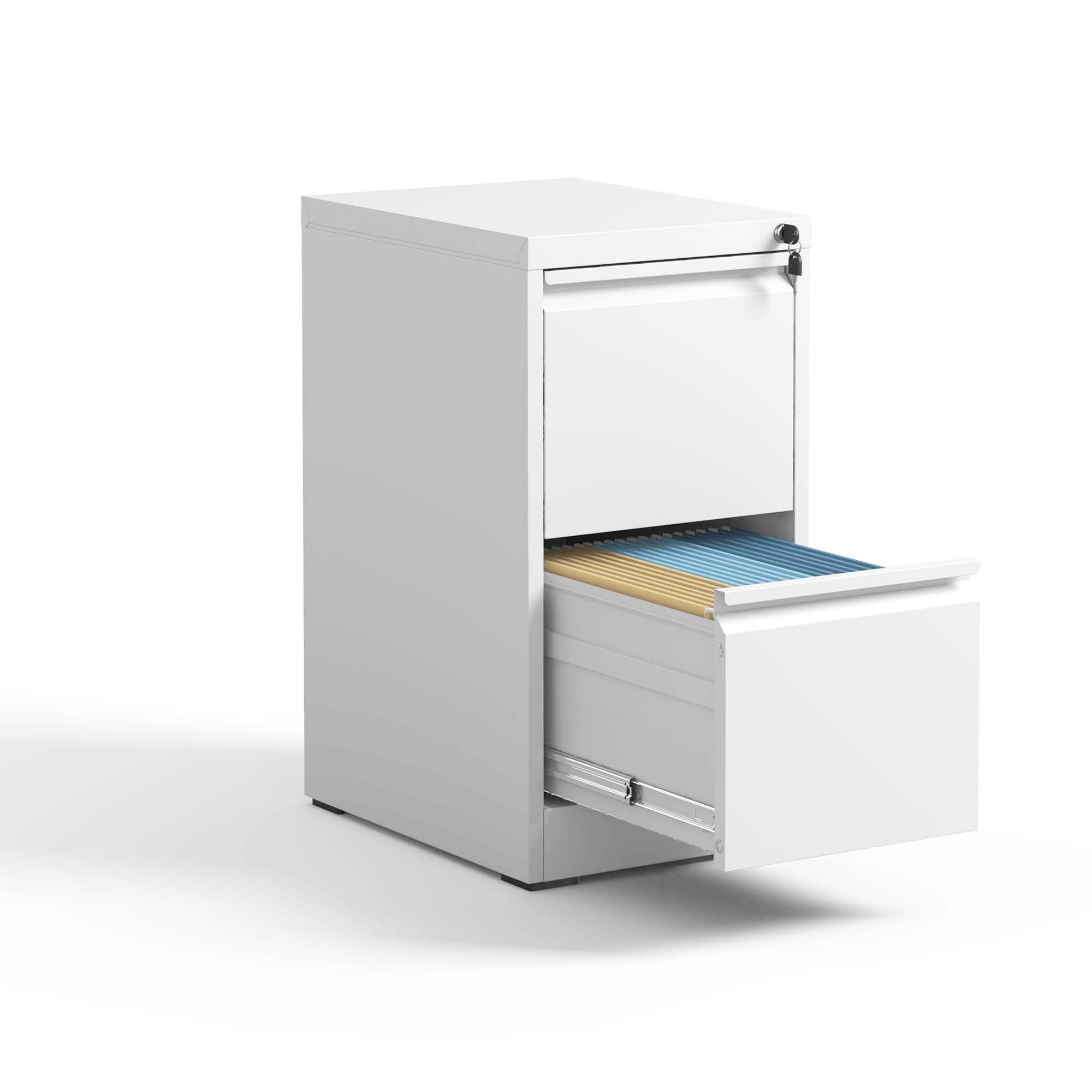 Metal File Cabinet w/ Lock: A4/Legal Size