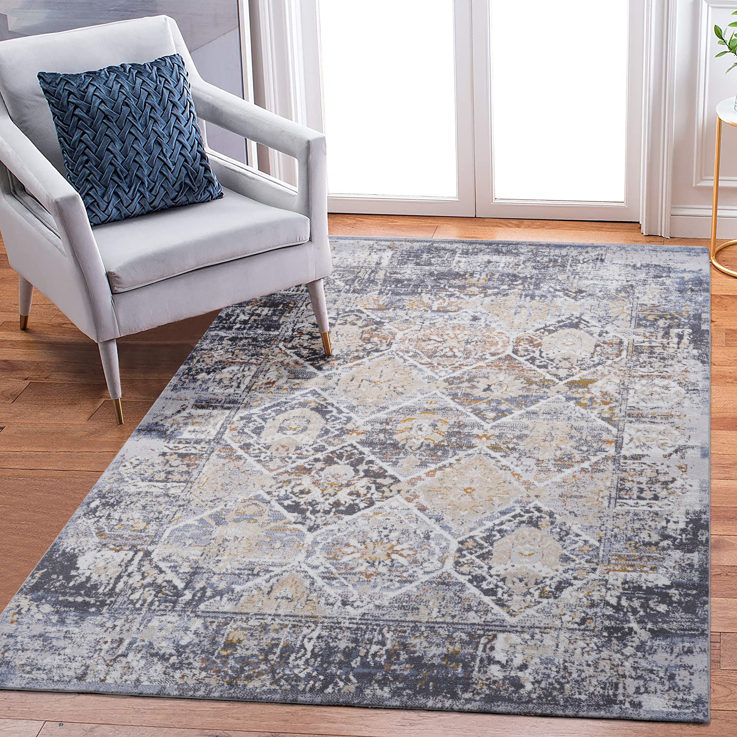 5x7 Area Rug: Stylish, Stain-Resistant Rug