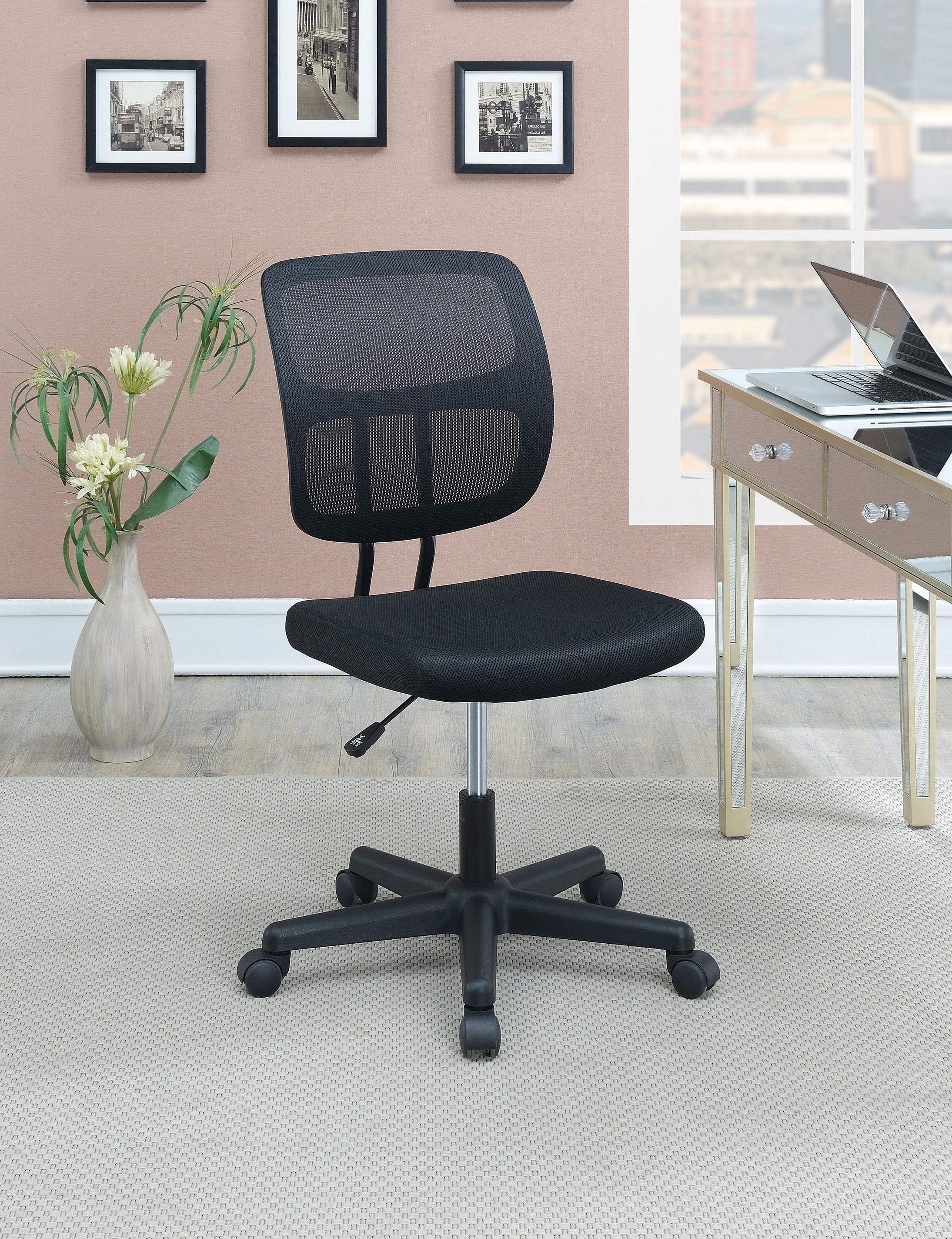 Mesh Office Chair | Adjustable & Ergonomic | Black