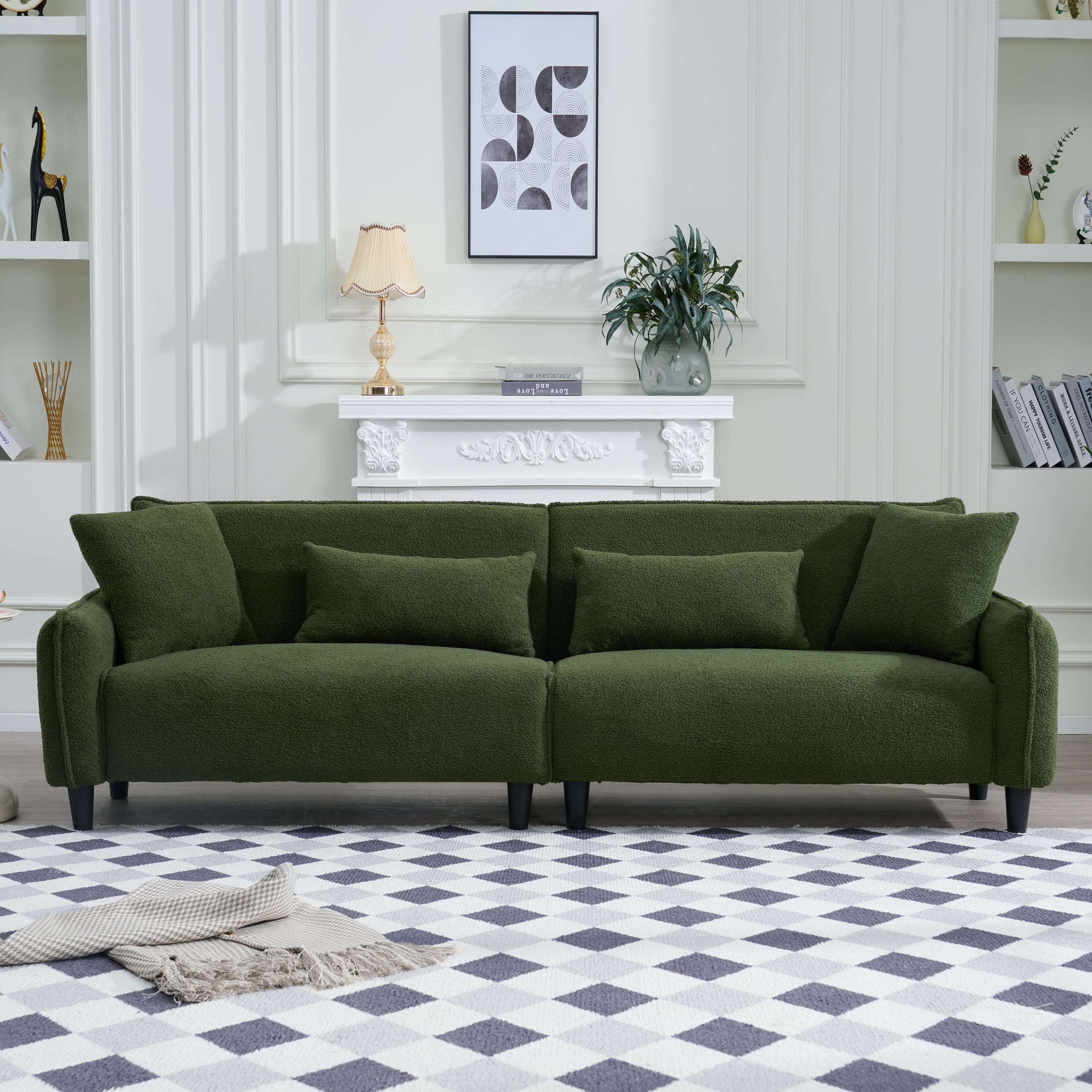 97" Velvet Sofa: Luxury for Any Room