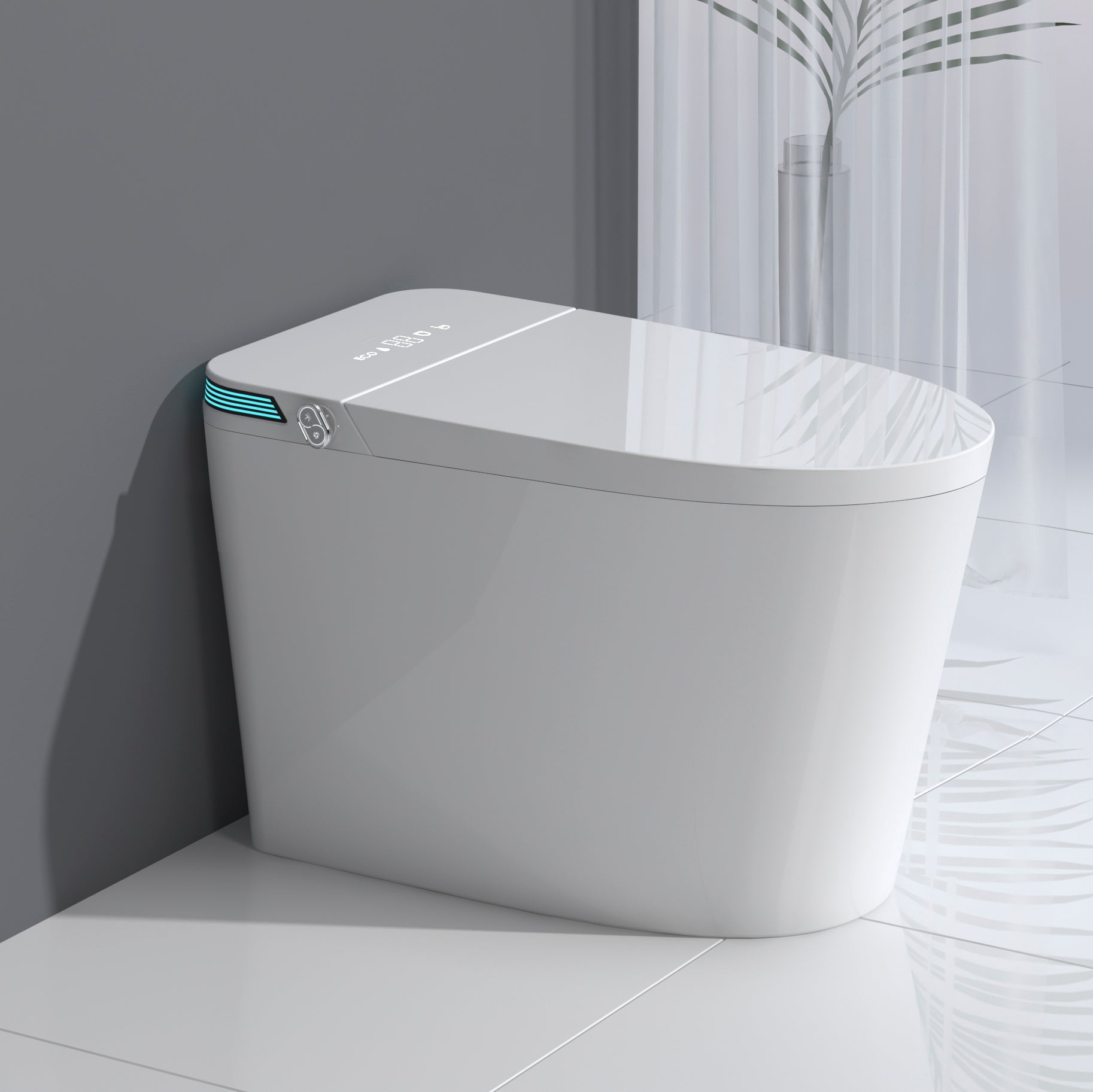 Smart Toilet: Heated Seat, Auto Flush, & Dryer