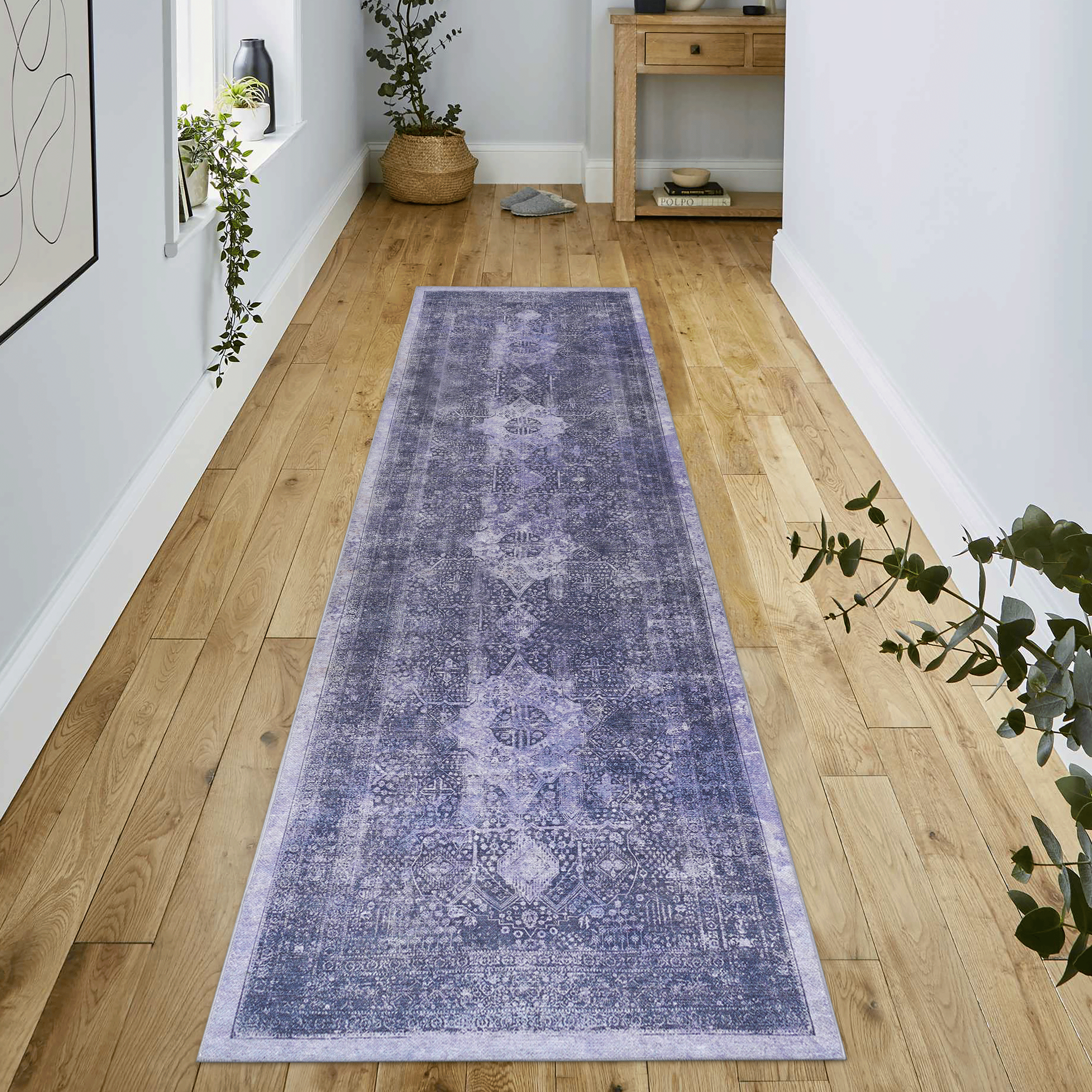 Washable Area Rug, Kid & Pet Friendly (2'6"x10')