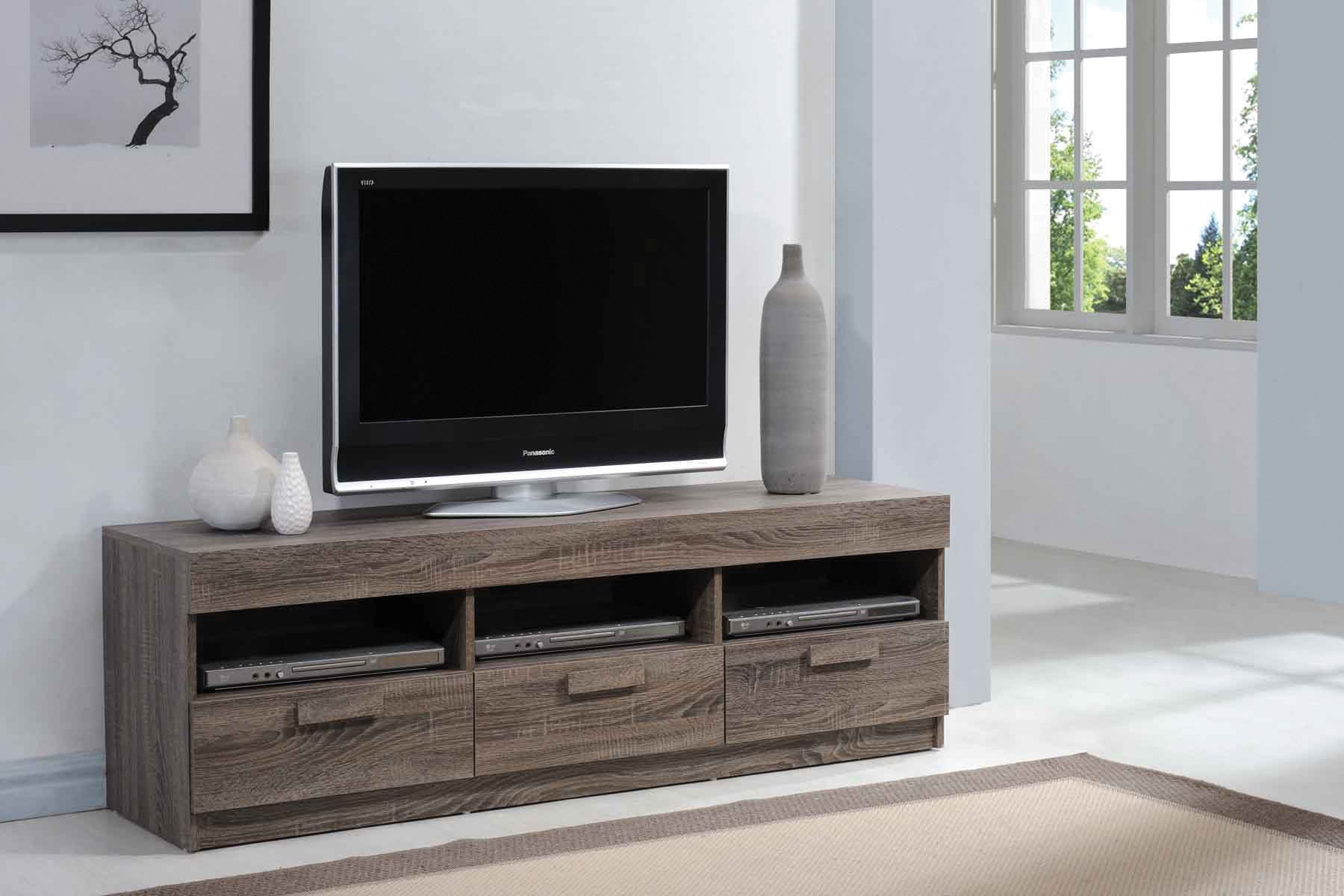 Rustic Oak TV Stand