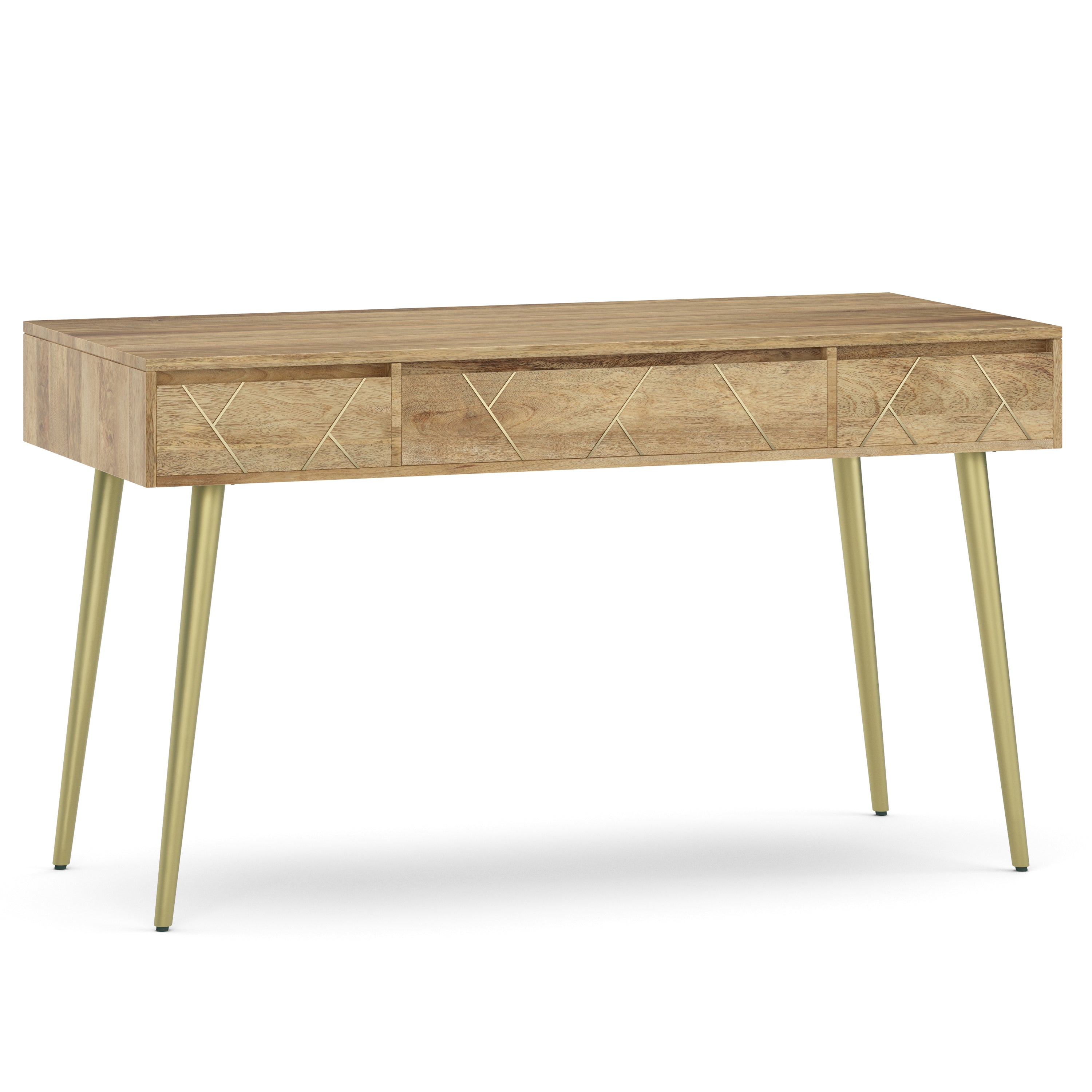 Jager Natural Wood Desk | Modern Home Office Desk