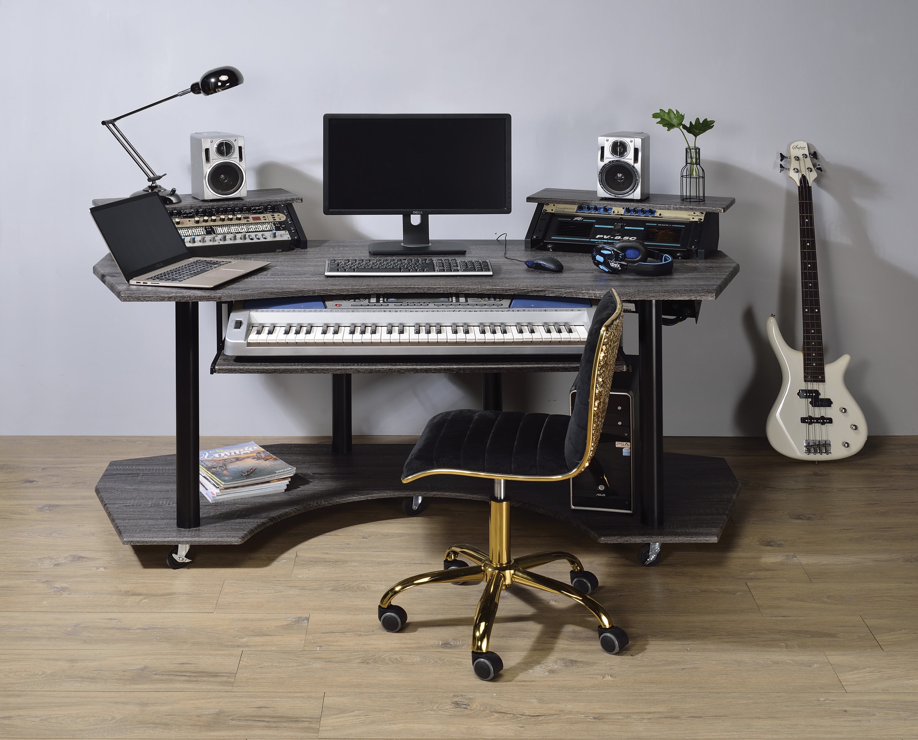 Eleazar Black Oak Studio Desk
