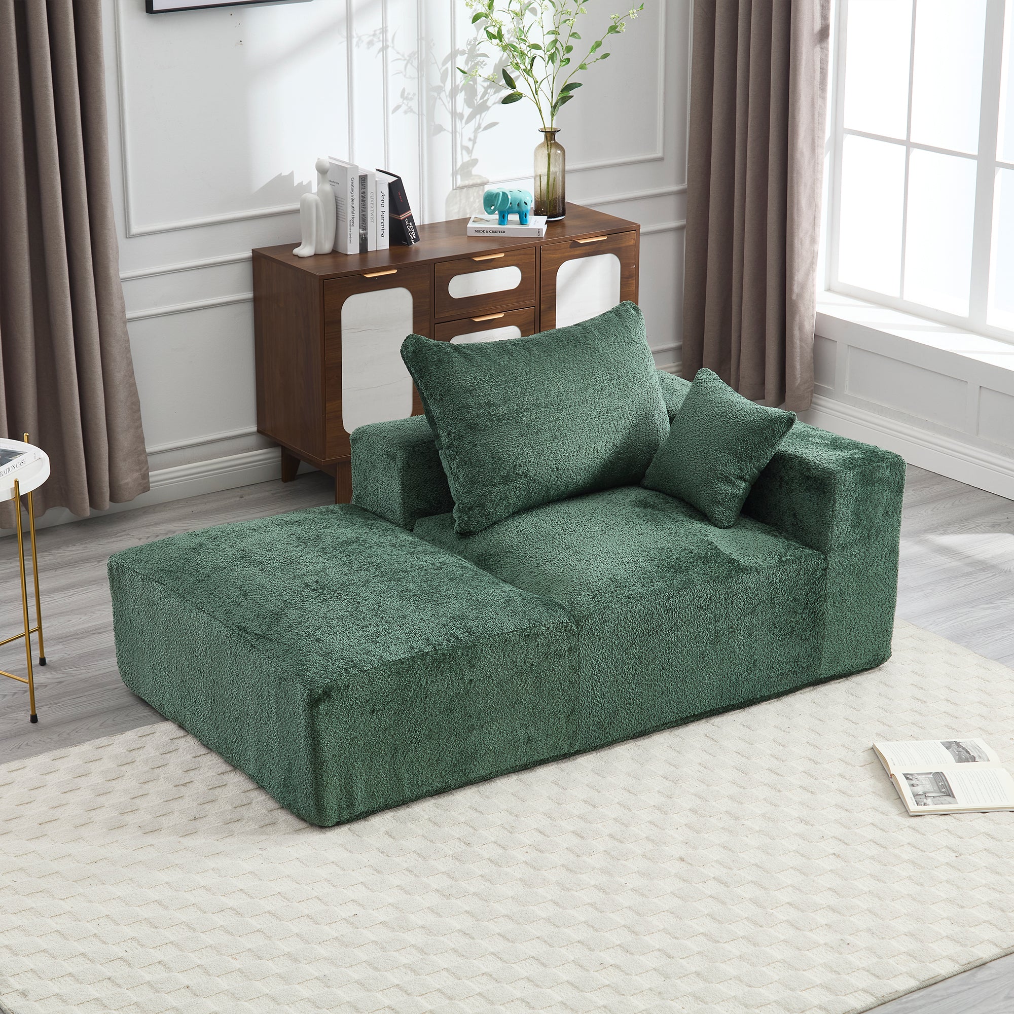 Memory Foam Sofa: Easy Setup, Deep Seat Comfort