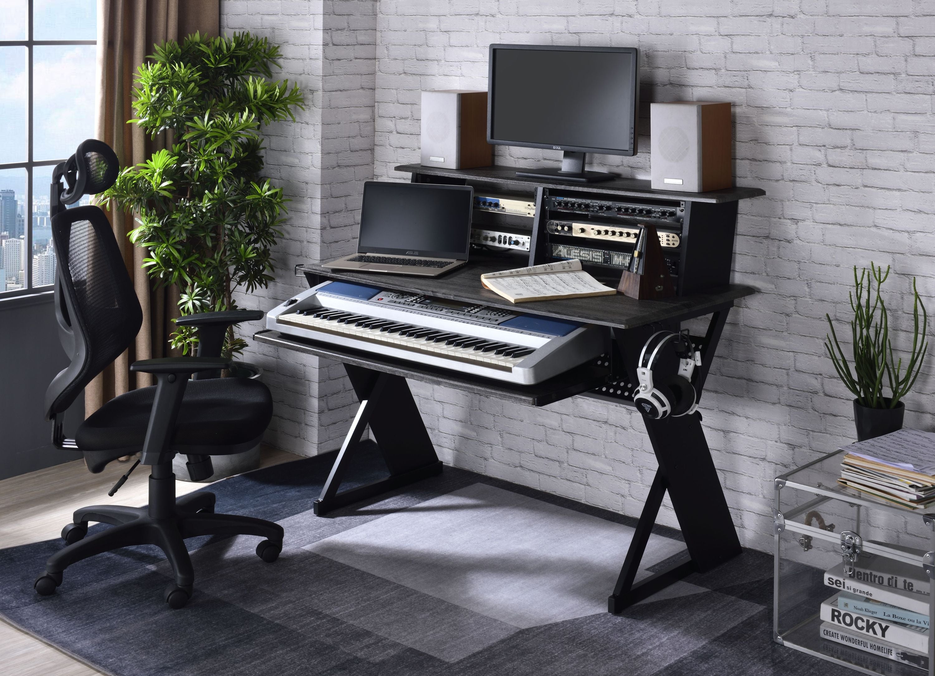 Humanity Music Desk - Black Finish