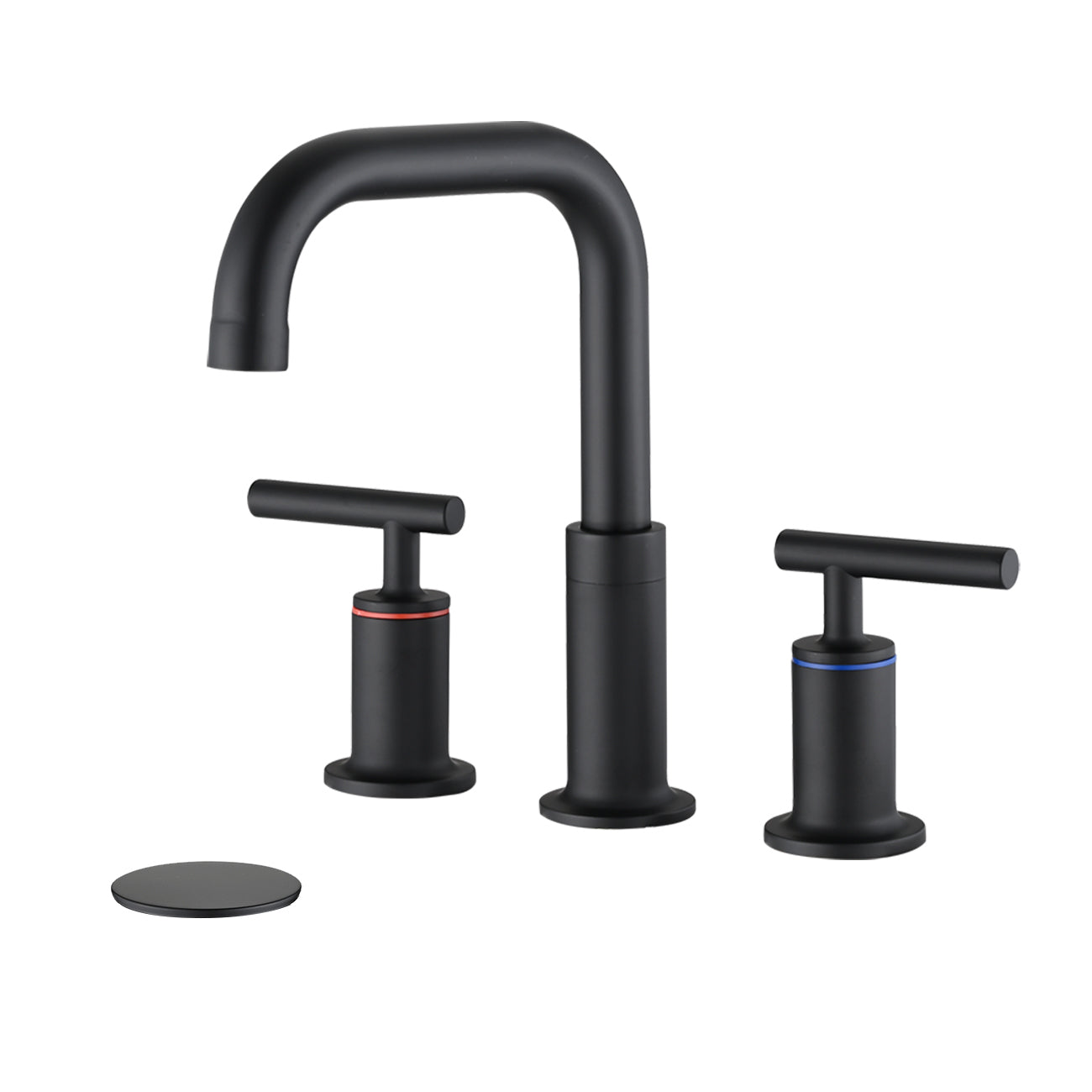 8" Widespread Bathroom Sink Faucet & Drain