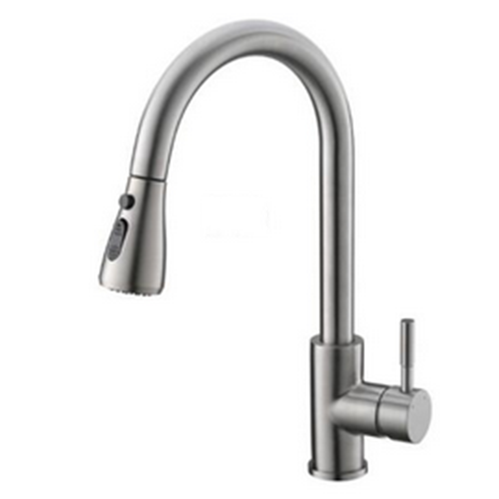 Touchless Kitchen Faucet: Brushed Nickel Pull-Down Sprayer