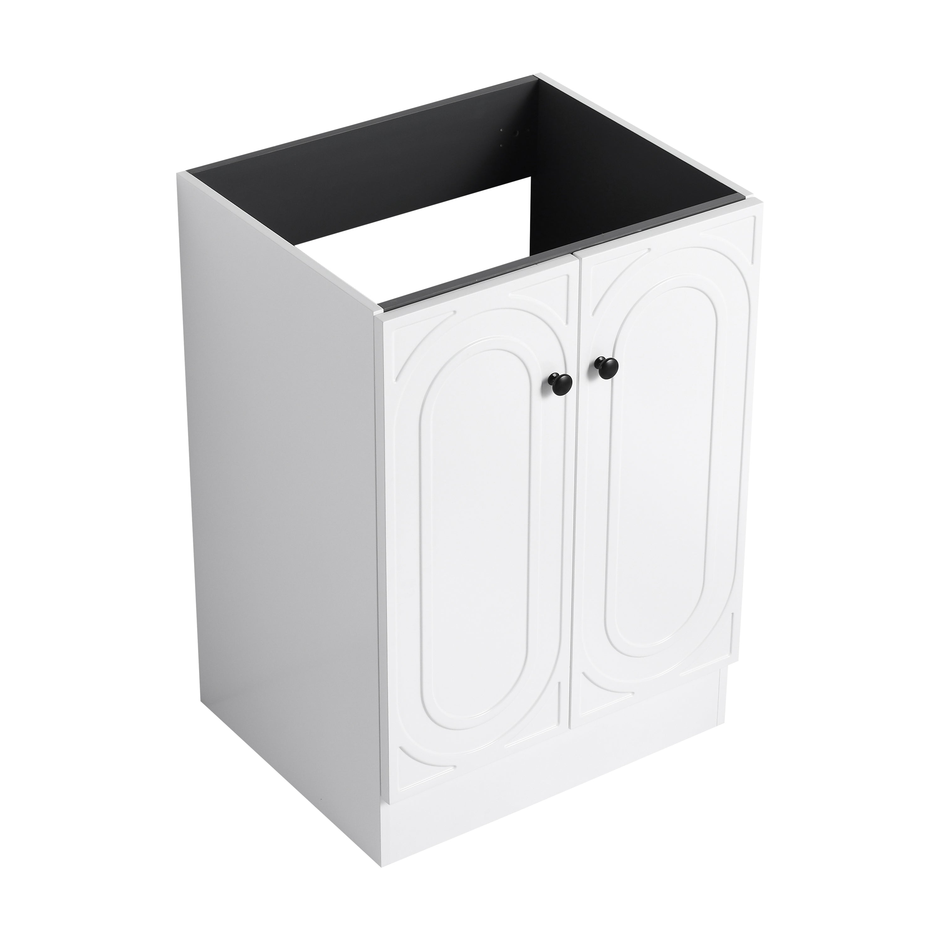 24" Freestanding Bathroom Vanity with 2 Doors