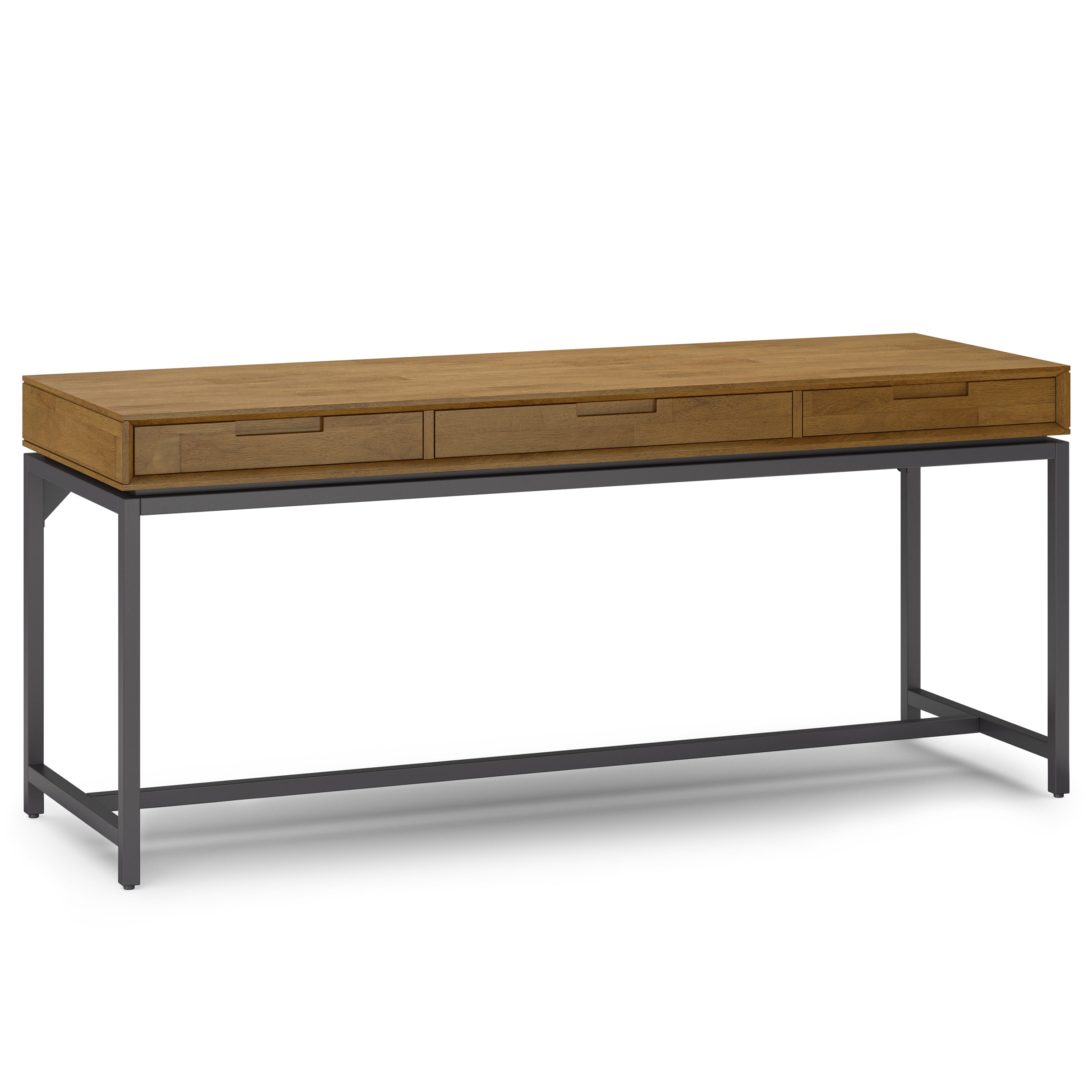 Mid Century Wide Desk | Saddle Brown | Banting