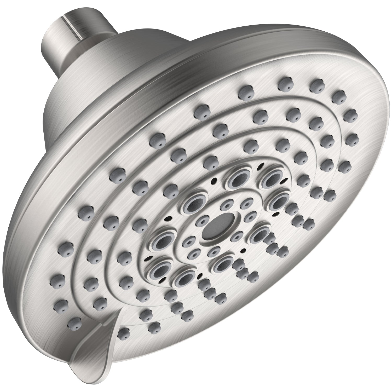 High Pressure Shower Head: 6 Spray Settings