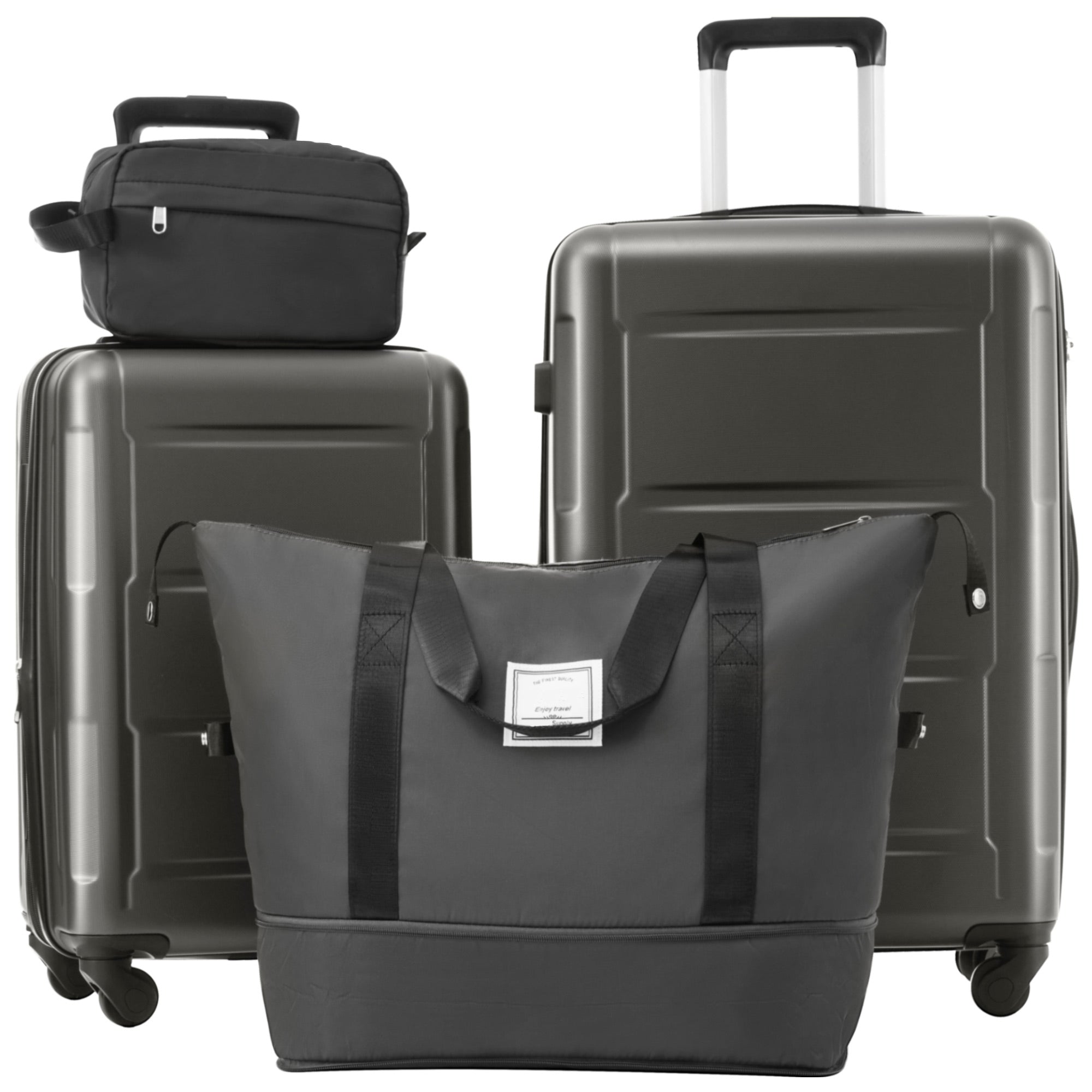 Lightweight 2-Piece Expandable Luggage Set with TSA Lock
