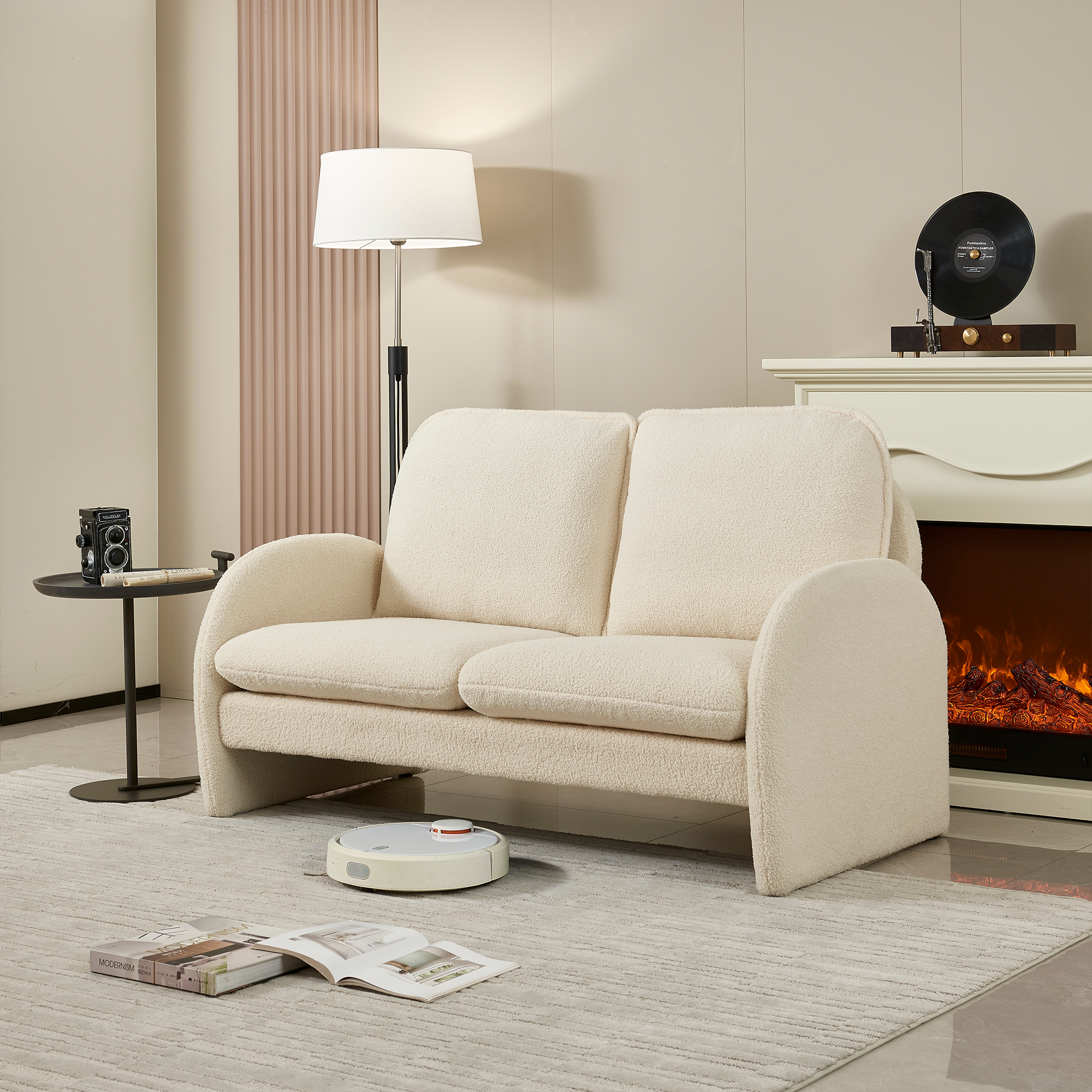 Sherpa Loveseat: Small Sofa for Apartment