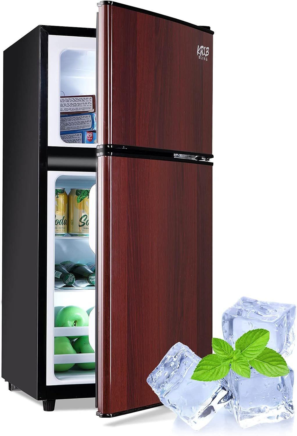 Compact Mini Fridge: 3.5 Cu. Ft. Freezer
