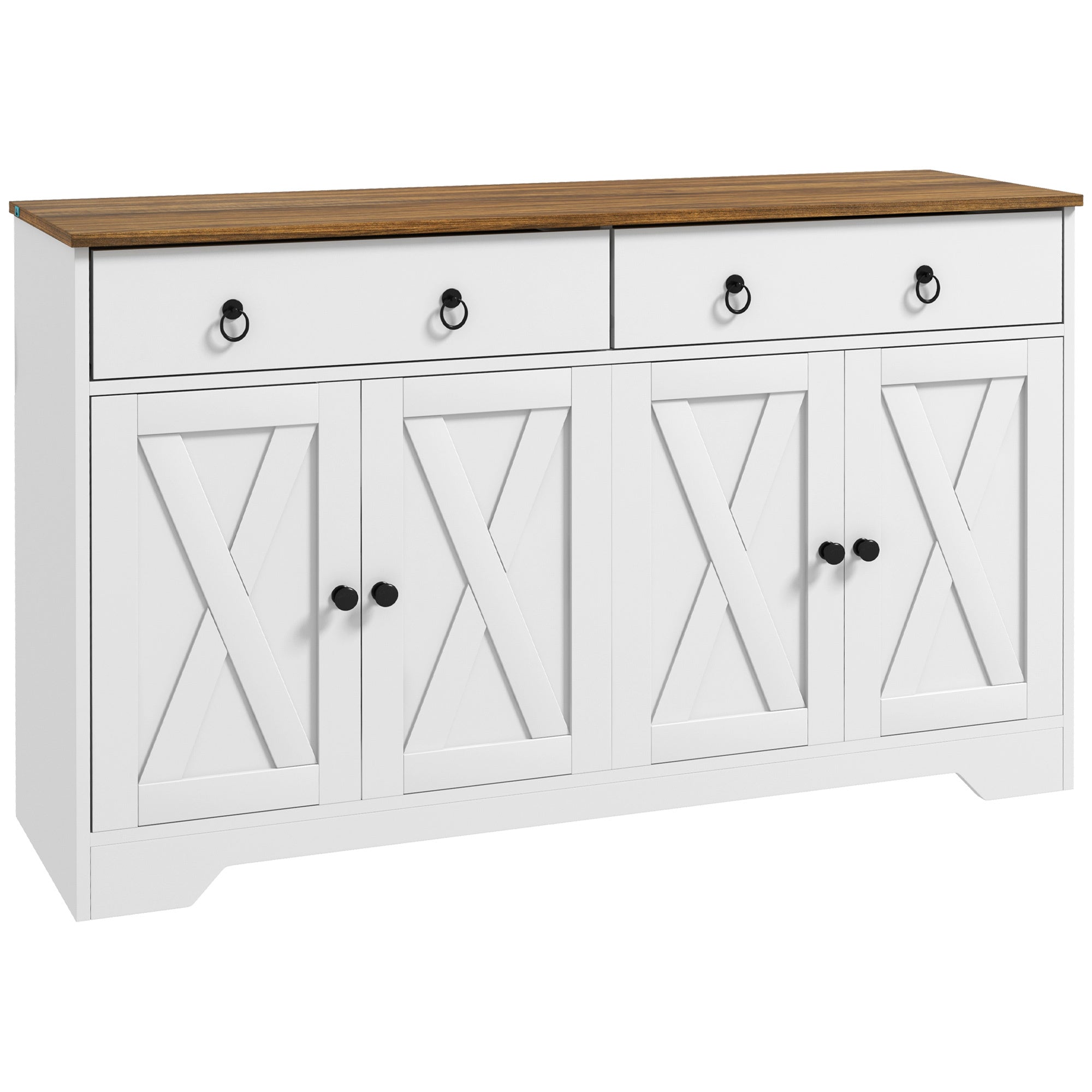 Farmhouse Buffet: 2 Drawers, 4 Doors