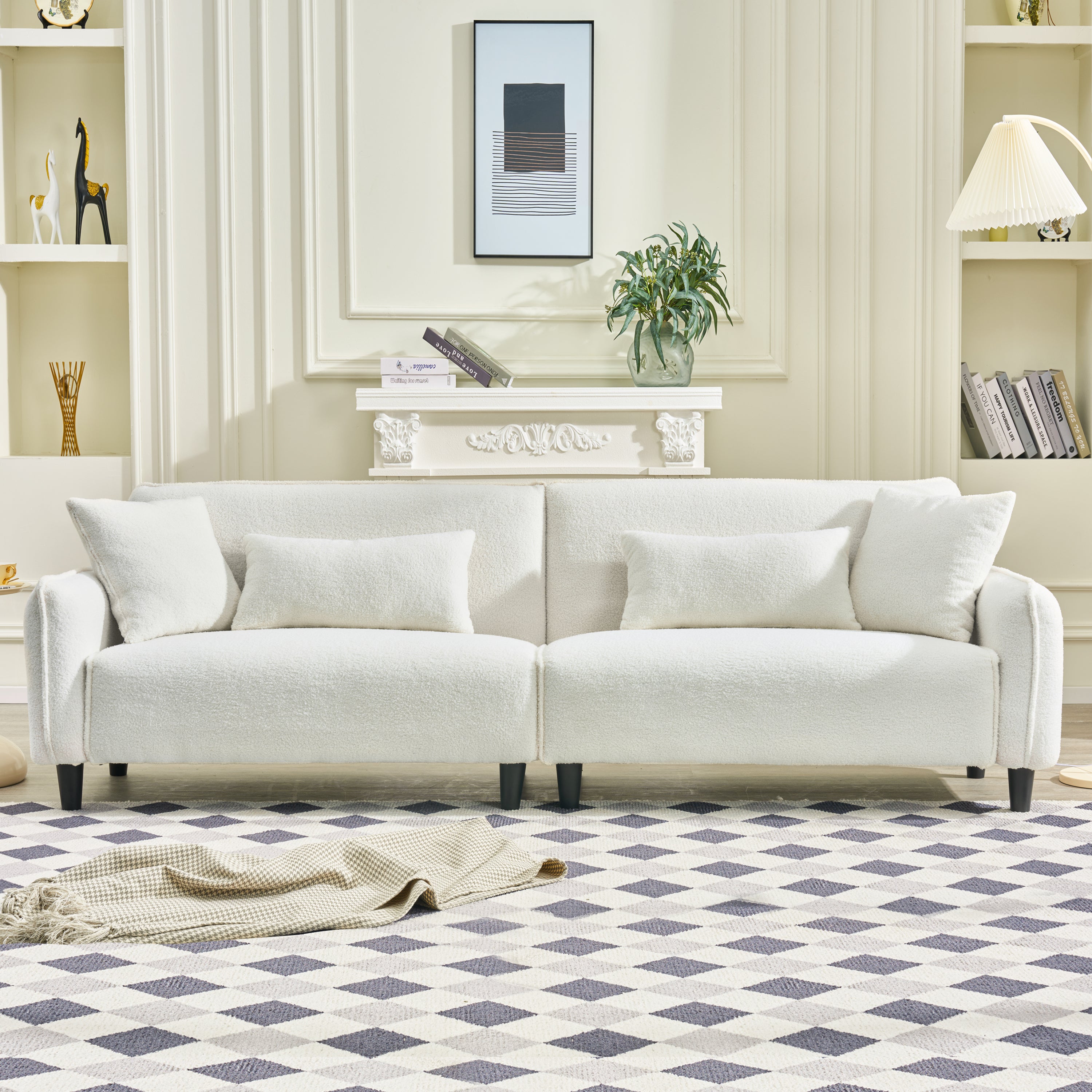 97" Velvet Sofa: Luxury for Any Room