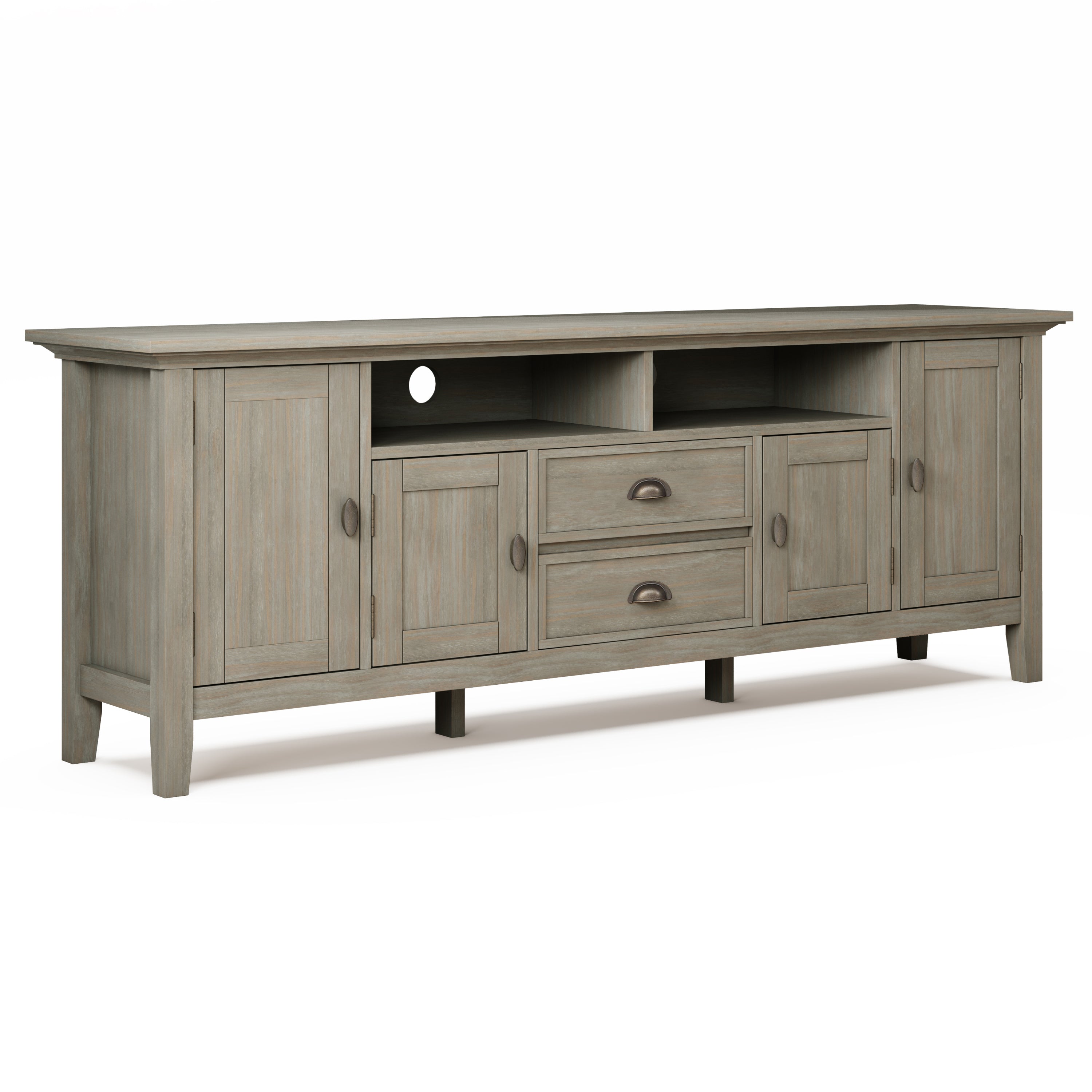 Redmond 72" TV Media Stand - Distressed Grey