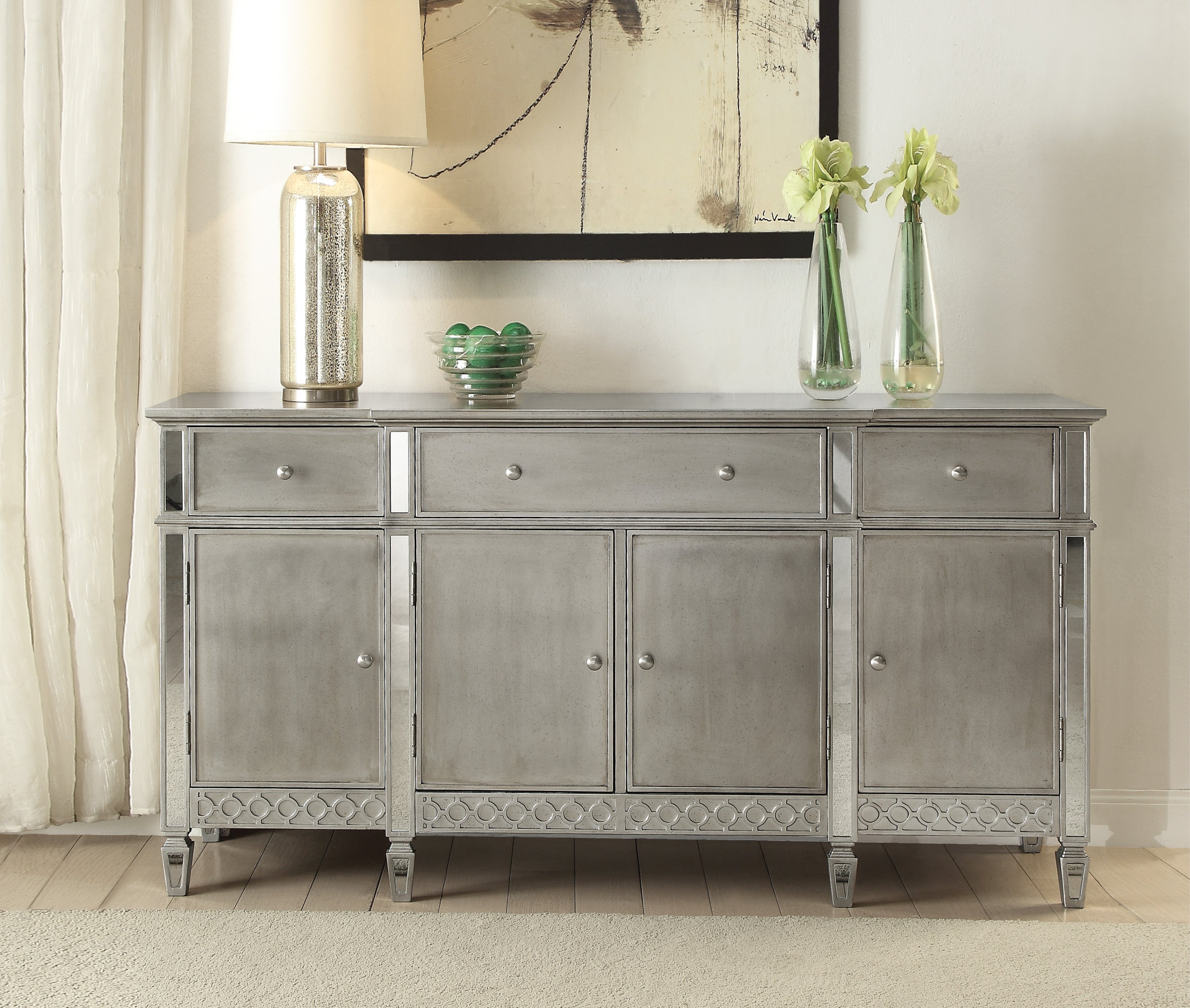 Kacela Mirrored Champagne Server | Patio Furniture