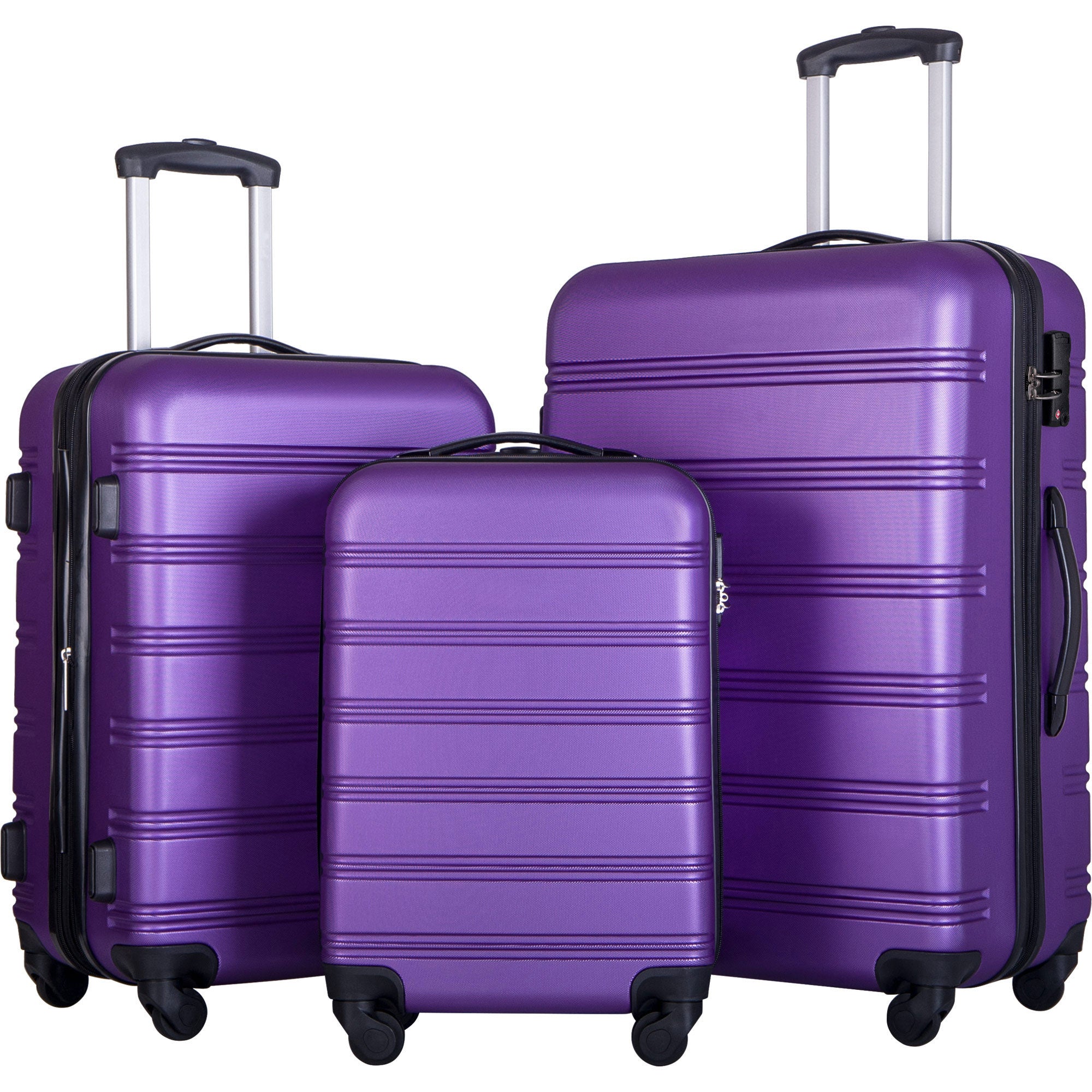 Hardside Spinner Luggage Set w/TSA Lock (20/24/28")